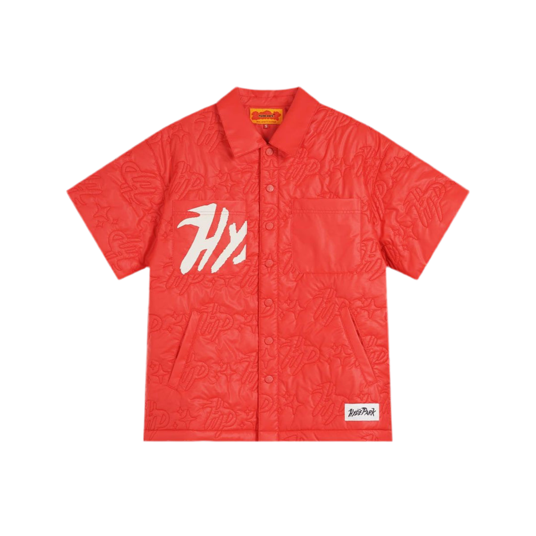 HYDEPARK PUFFY PARK WORK SHIRT RED