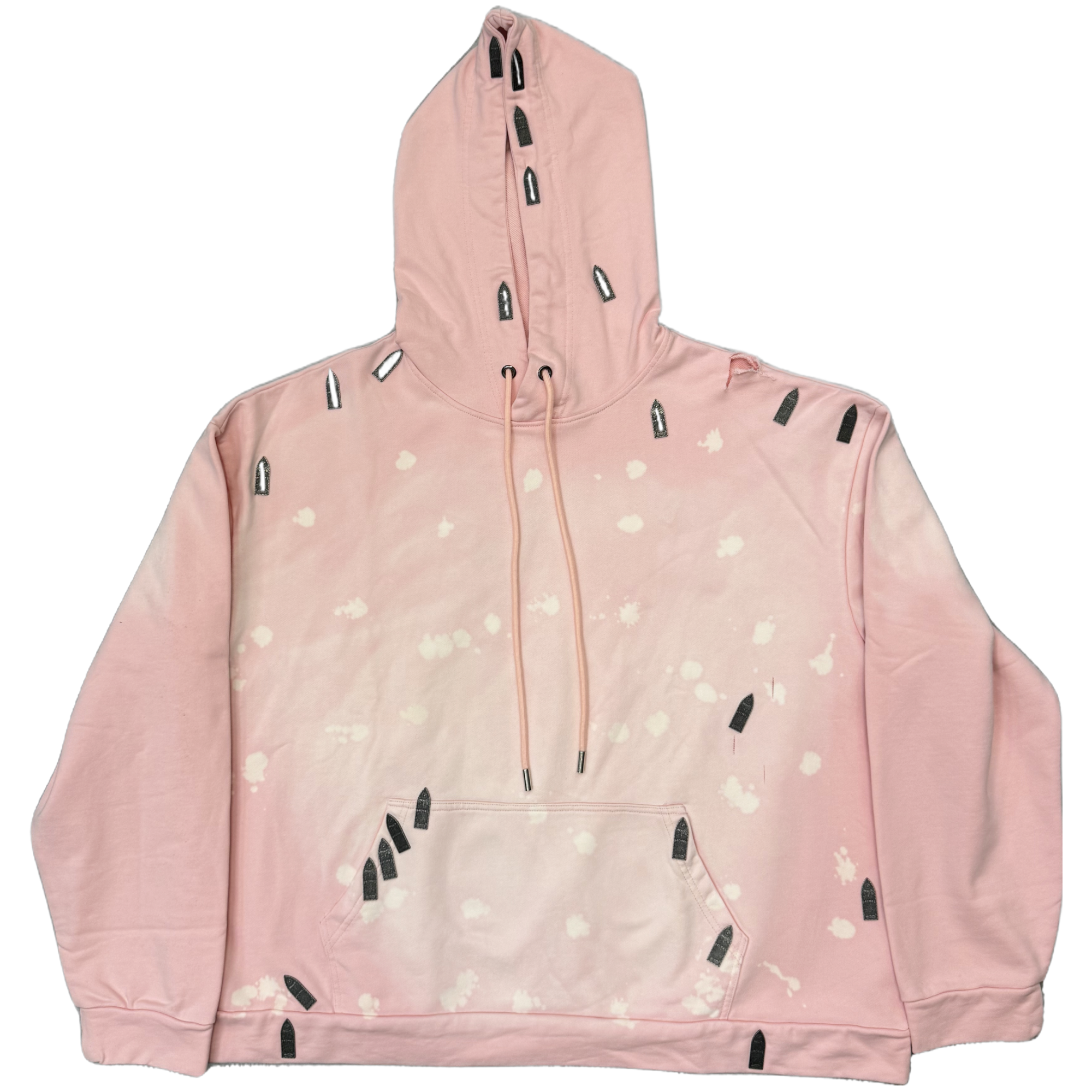 WHO DECIDES WAR Pink Hardware Hoodie