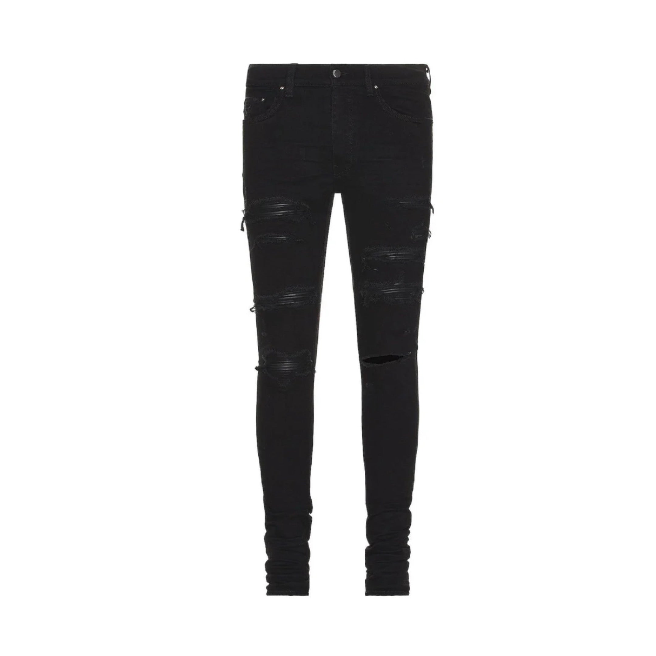 AMIRI Leather Thrasher Black OD