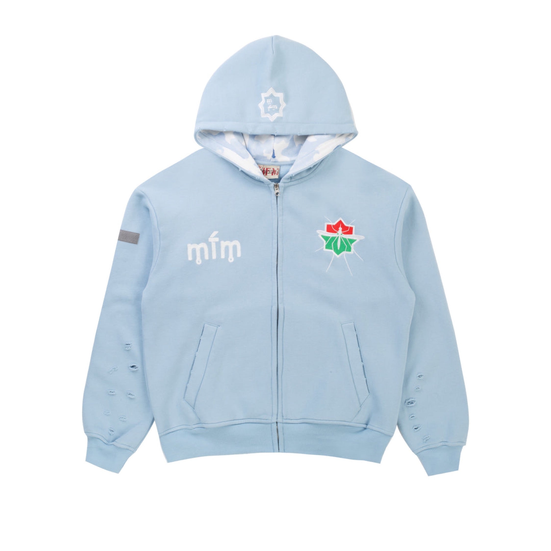 MURD333R.FM Special Ops Zip Up Sweatshirt Winter Militia