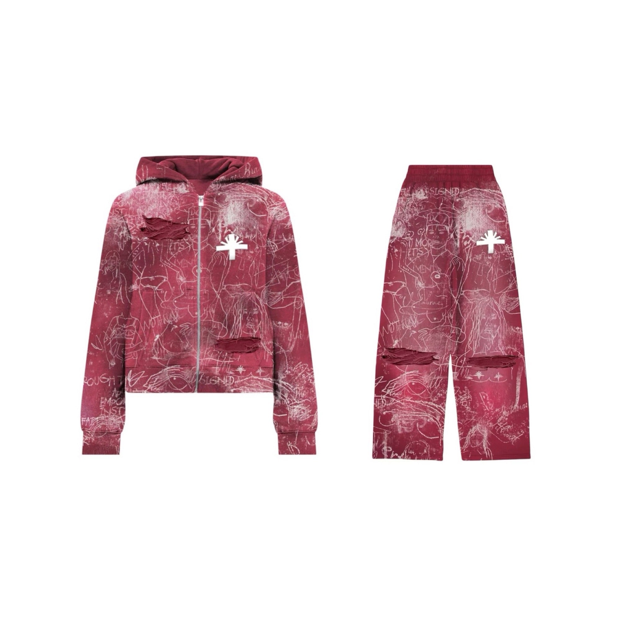 Vertabrae C-7 Graffiti Set
Red