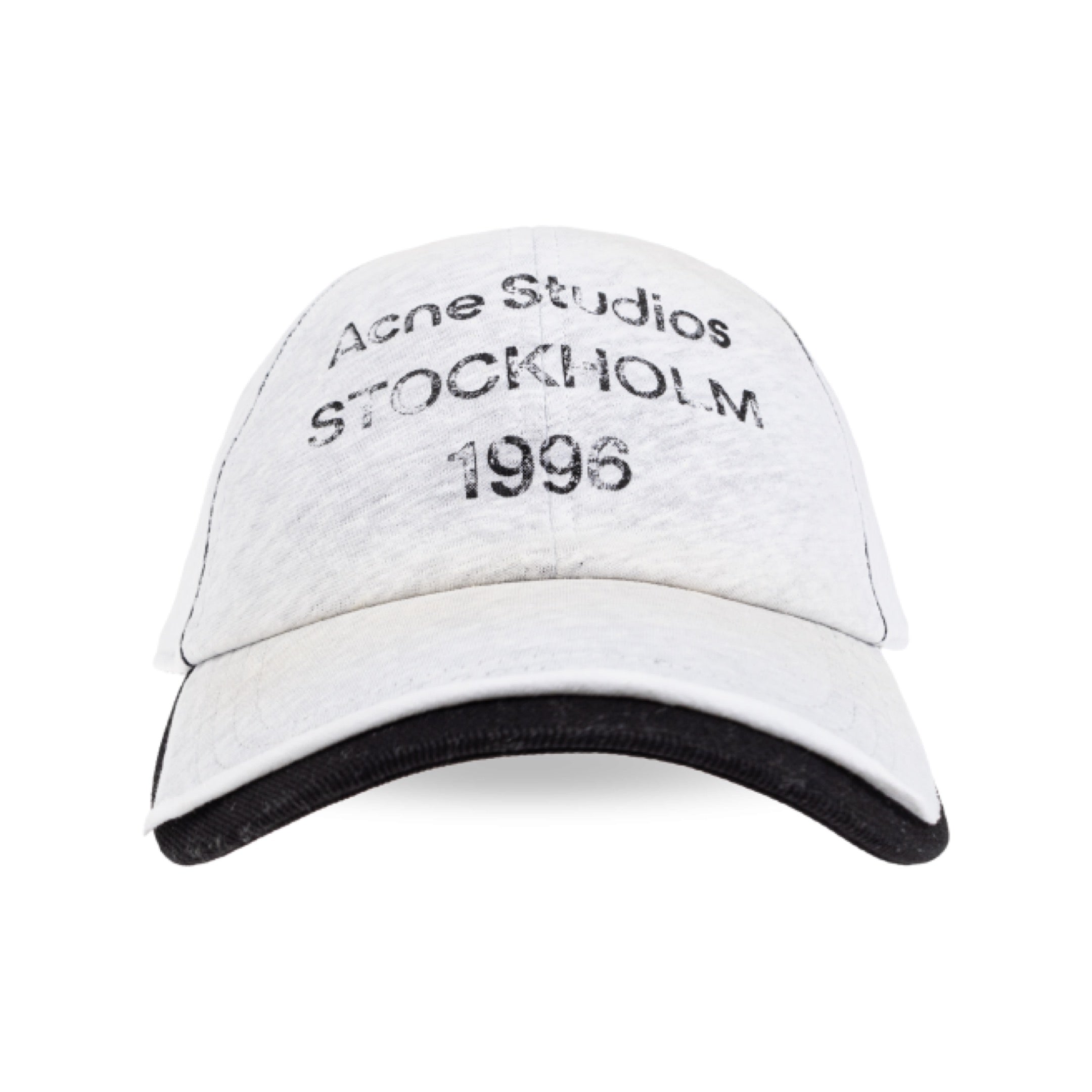 ACNE STUDIOS Carliy Layered Logo-Print Cotton and Hemp-Blend Jersey and Twill Baseball Cap