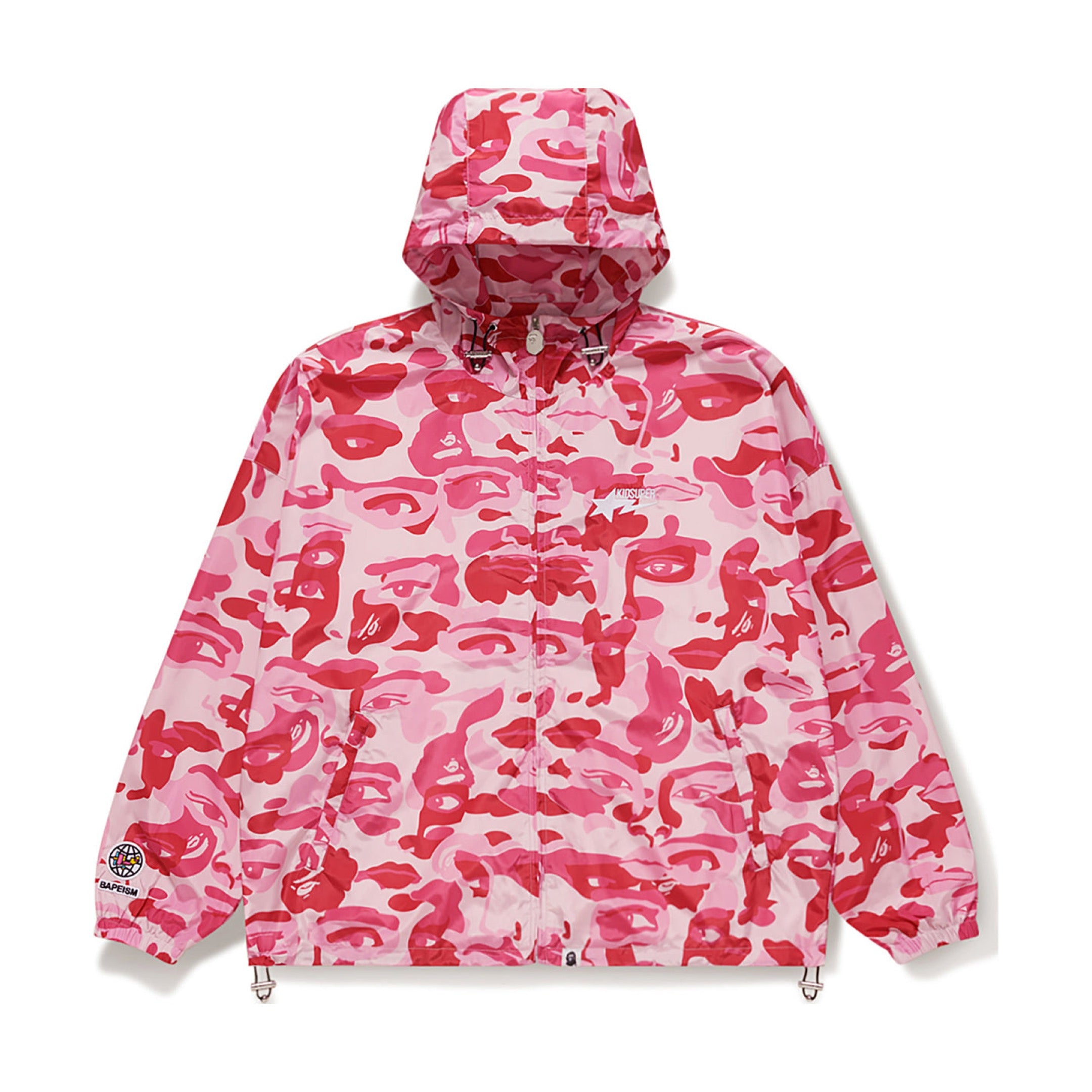 BAPE X KIDSUPER CAMO LIGHTWEIGHT JACKET
