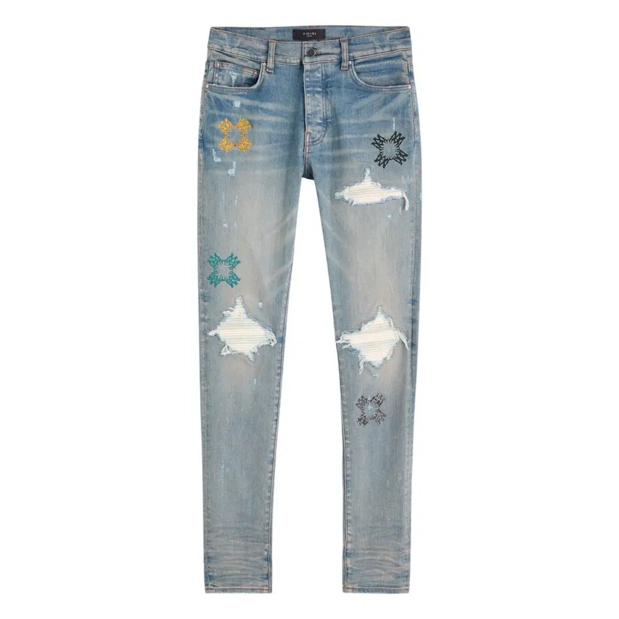 AMIRI Ma Quad Mx1 Distressed Skinny Jeans