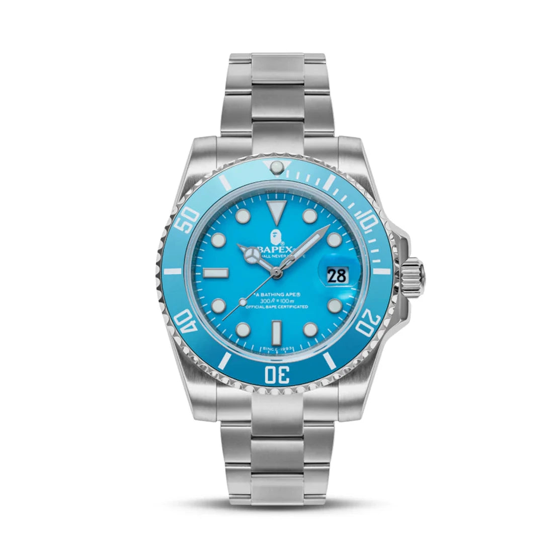 BAPE TYPE 1 WATCH LIGHT BLUE