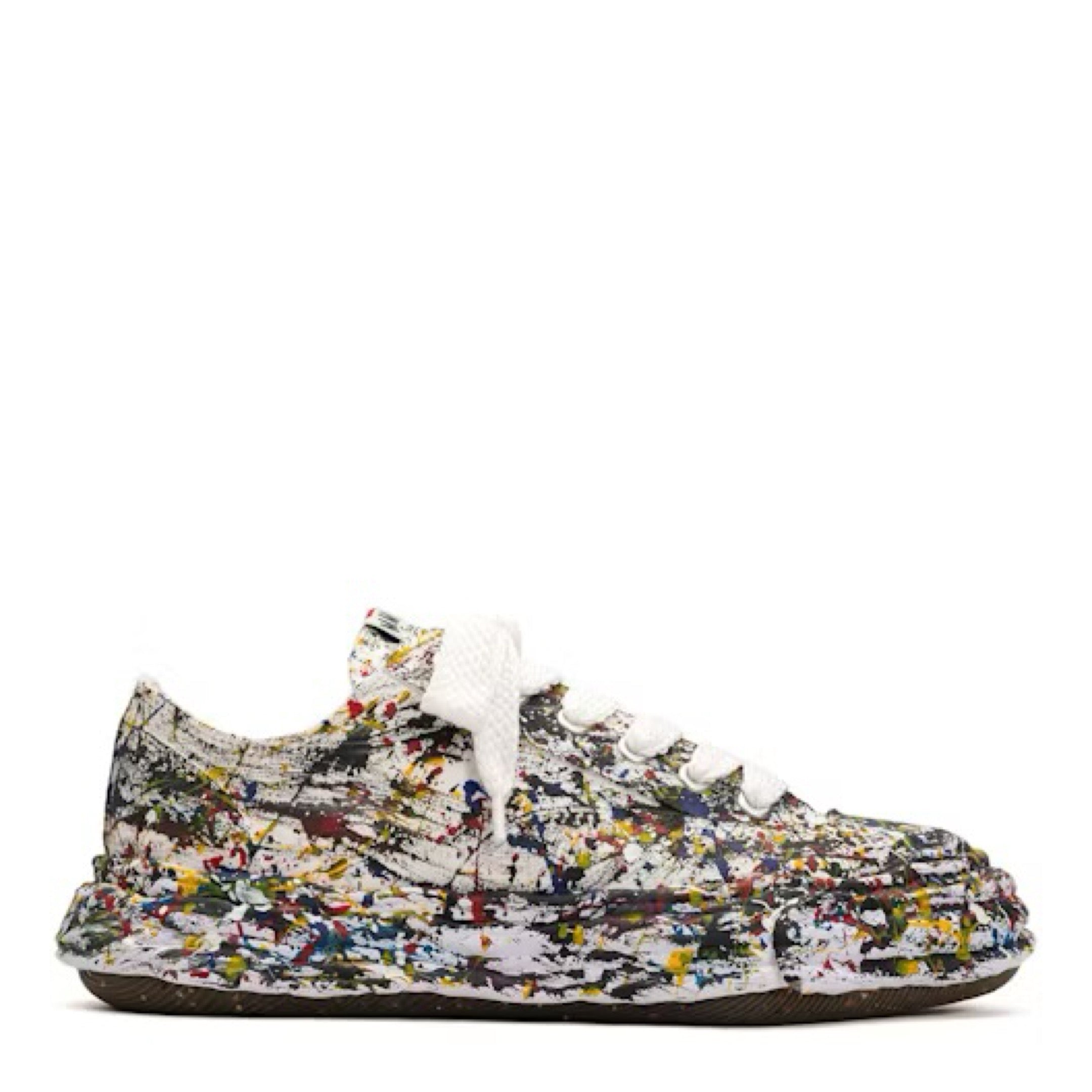 Maison Mihara Yasuhiro Peterson23 OG Sole Canvas Low Sputtering Paint White