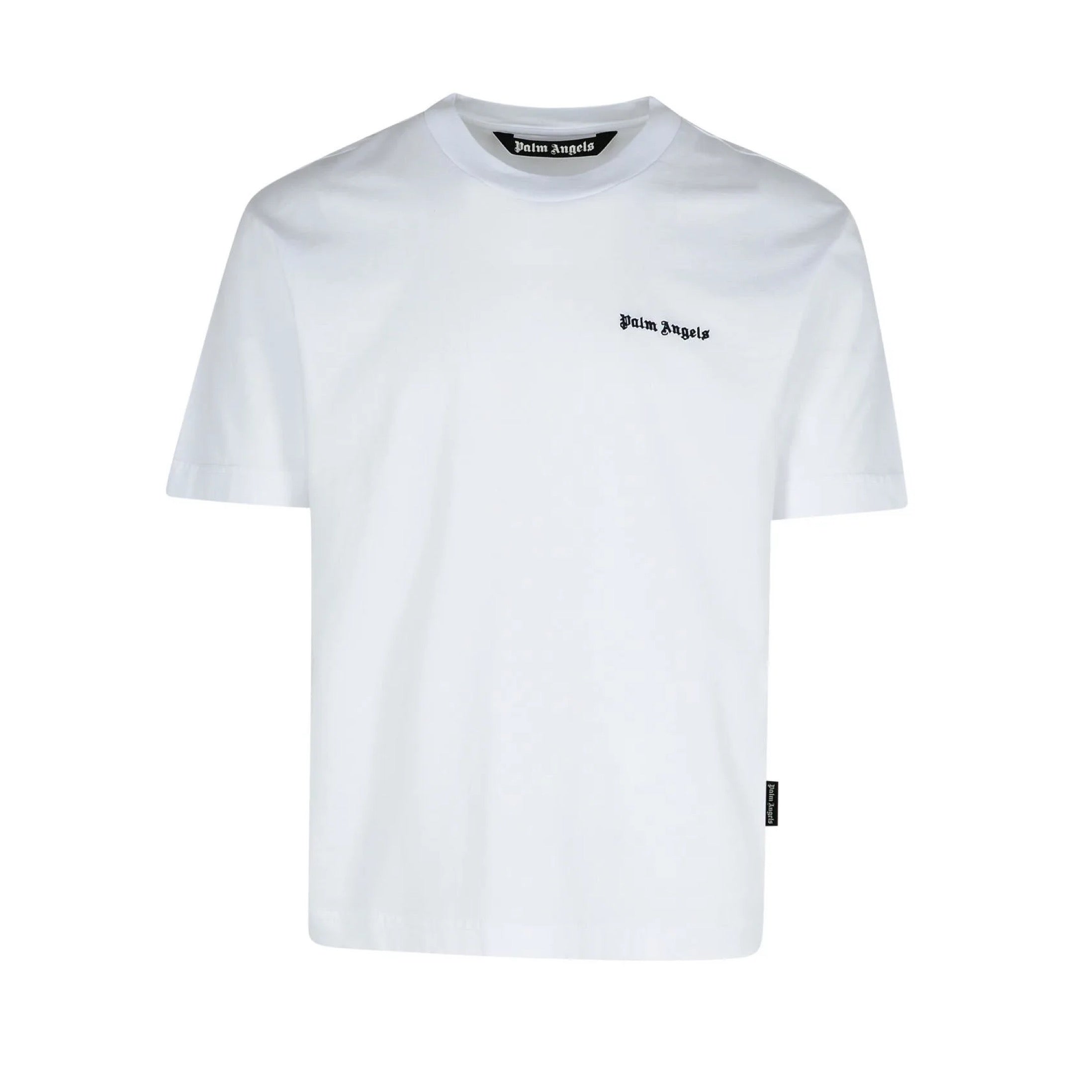 PALM ANGELS EMBROIDERY WHITE TEE
