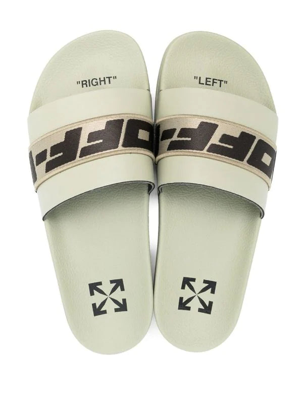 Off-White
Industrial logo slides (GREEN)