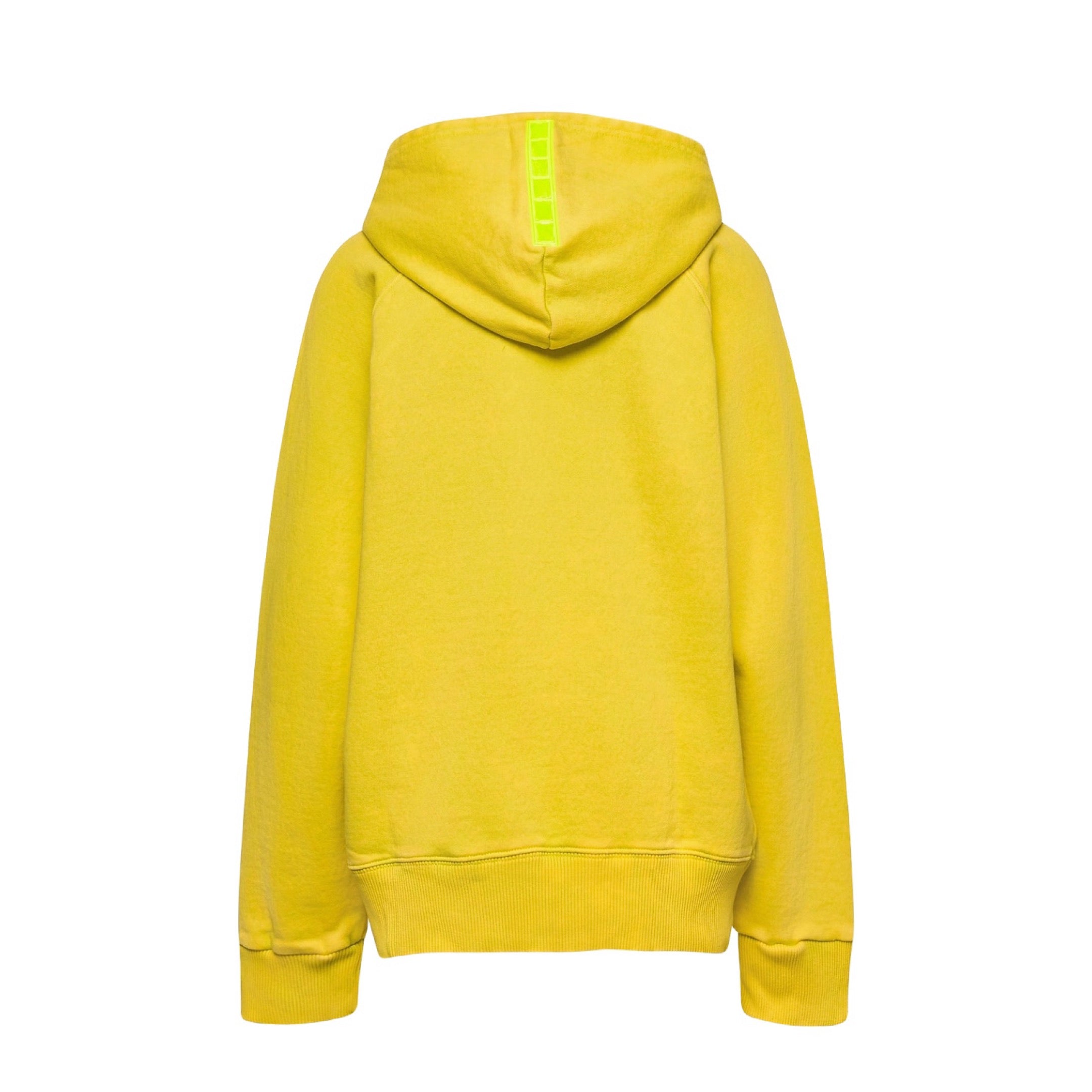 Diesel SGIMHOODZIP SWEATSHIRT NEON YELLOW