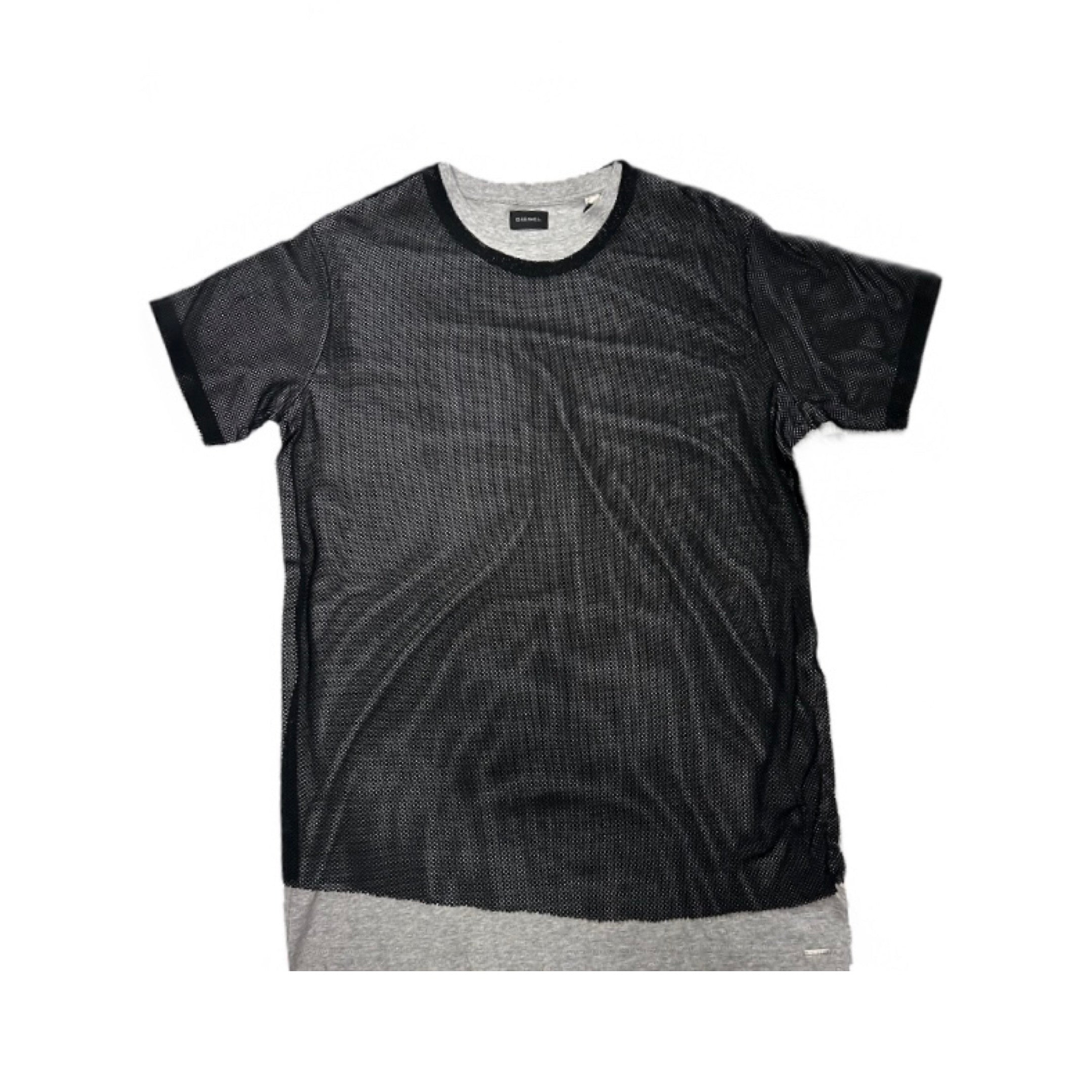 DIESEL T SEAWEED TEE LIGHT GREY