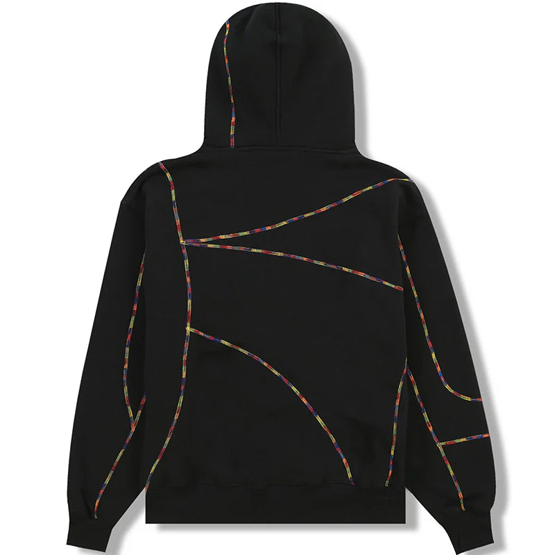 PLEASURES VEIN HOODIE BLACK