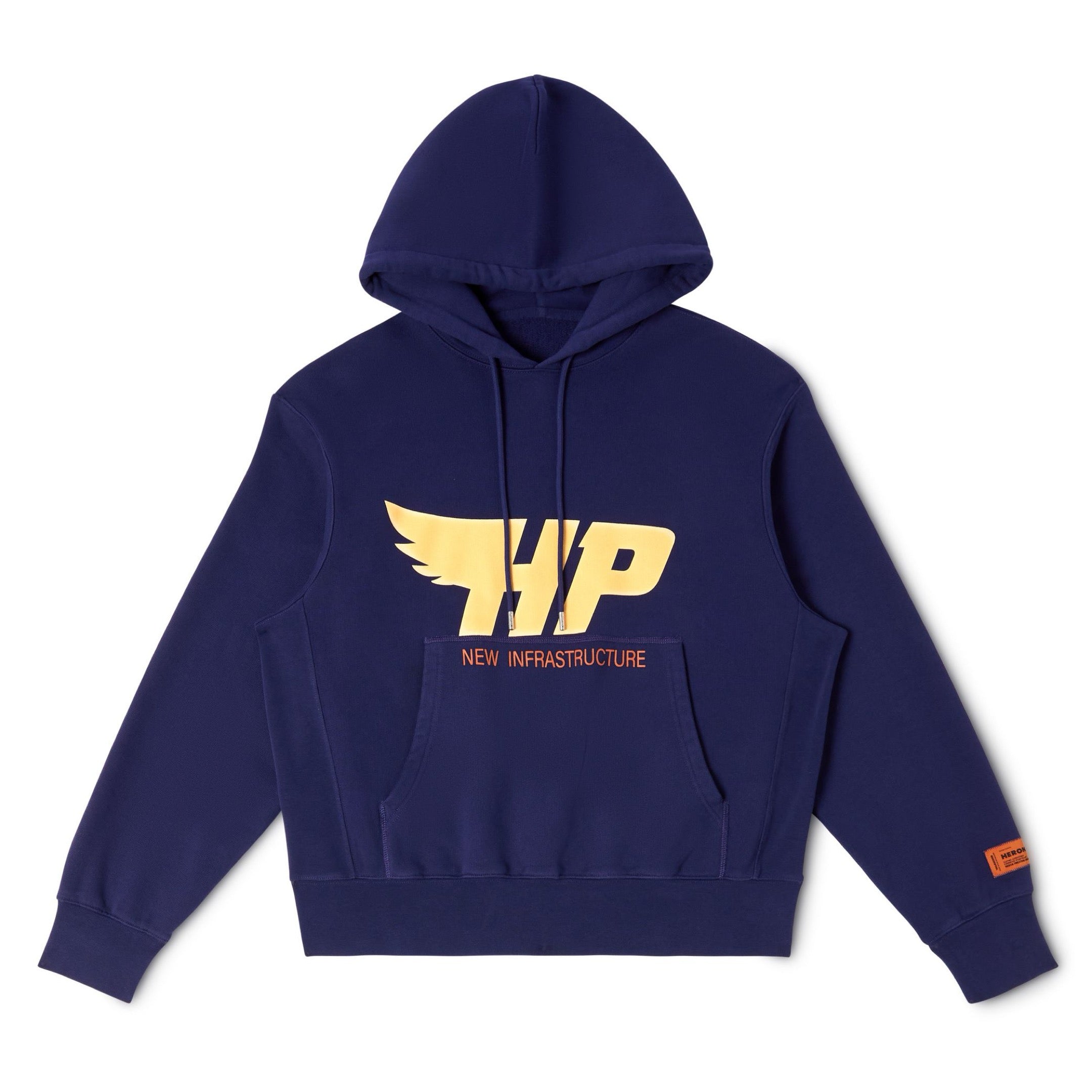 HERON PRESTON HP FLY HOODIE NAVY BLUE YELL