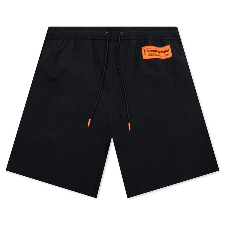 HERON PRESTON NYLON SWIMSHORTS BLACK