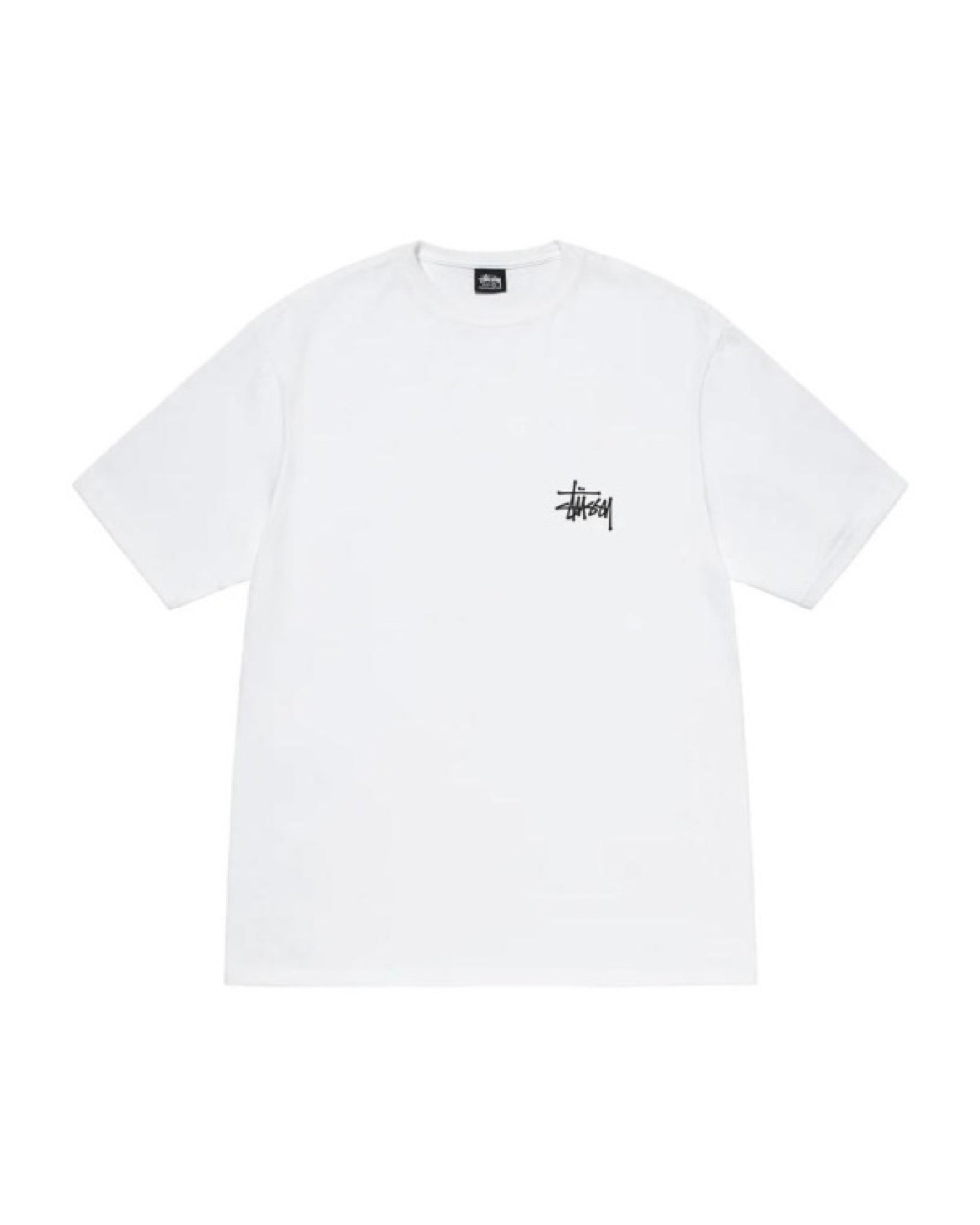STUSSY Basic Stussy Tee - White/Black