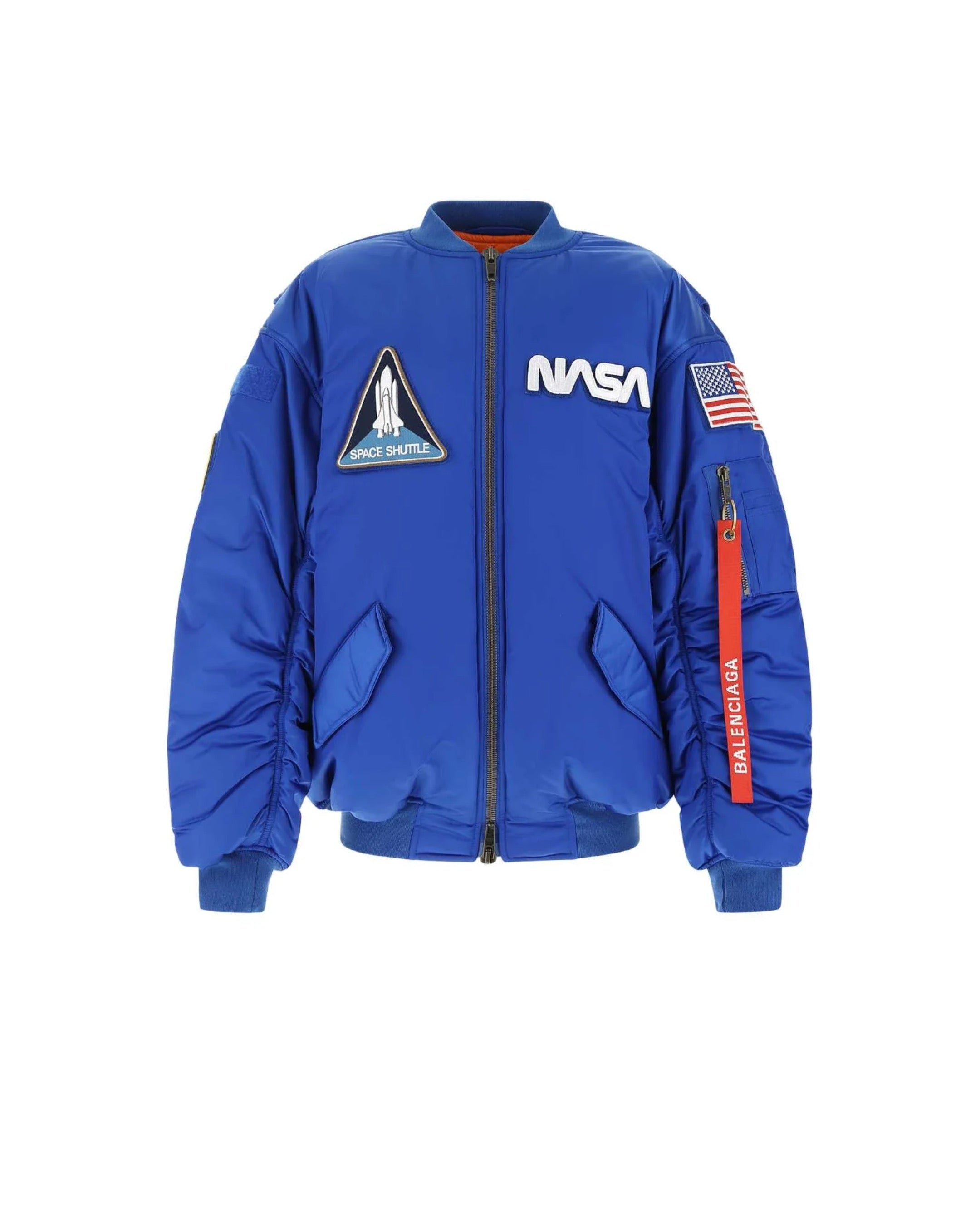 BALENCIAGA NASA Bomber Jacket - Blue