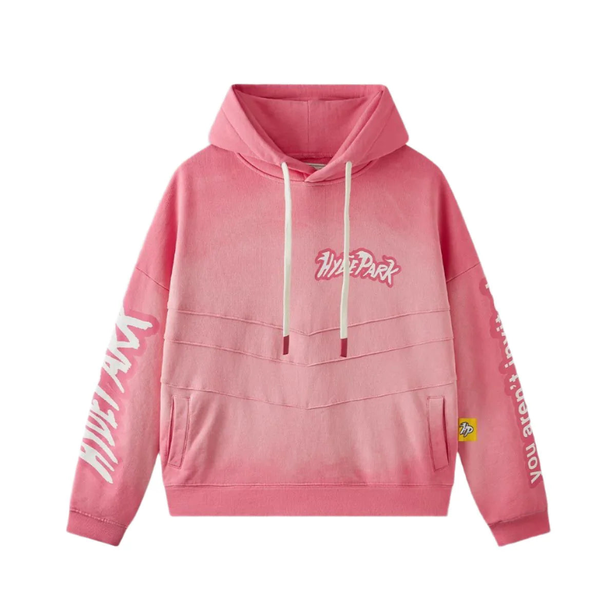 HYDEPARK DOUBLE VELOCITY HOODIE PINK BUBBLEGUM