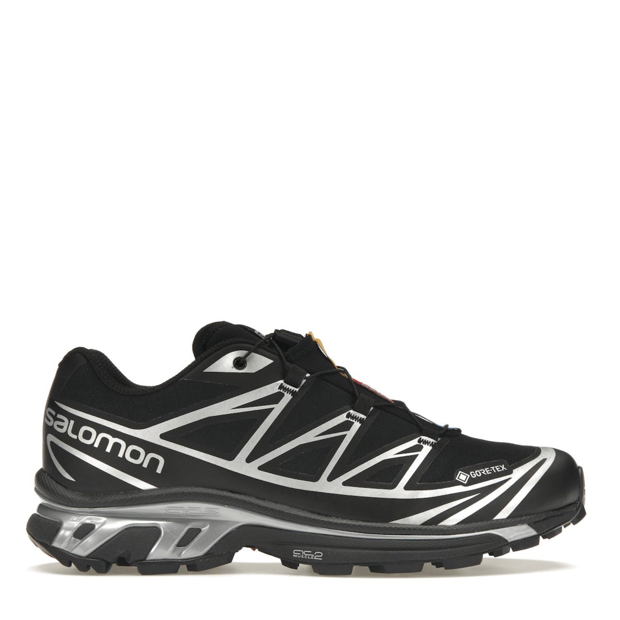 Salomon XT-6 Gore-Tex BLACK SILVER UNISEX SNEAKERS MEN'S SIZING