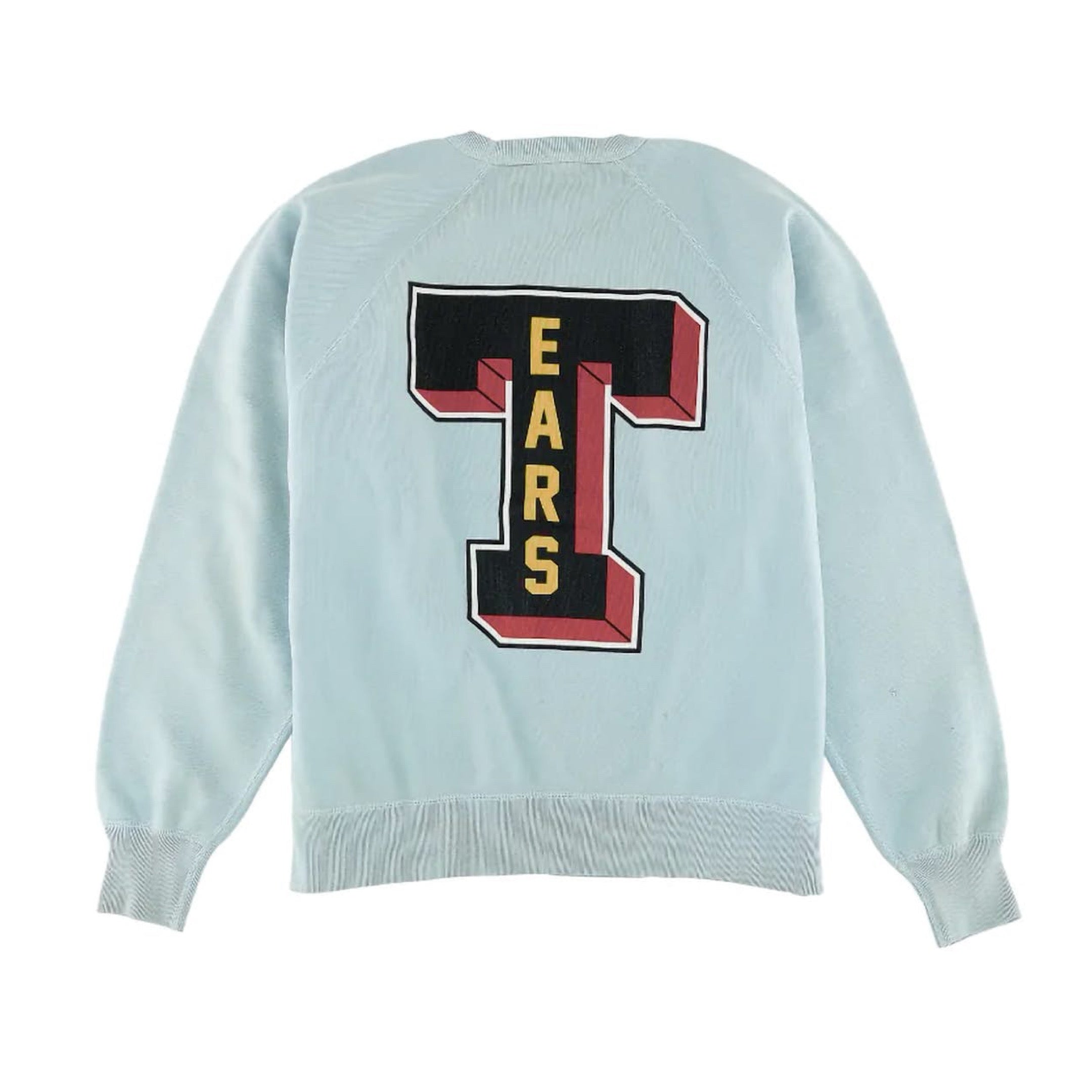 Saint Mxxxxxx x Denim Tears Crewneck Sweatshirt Vintage Light Blue