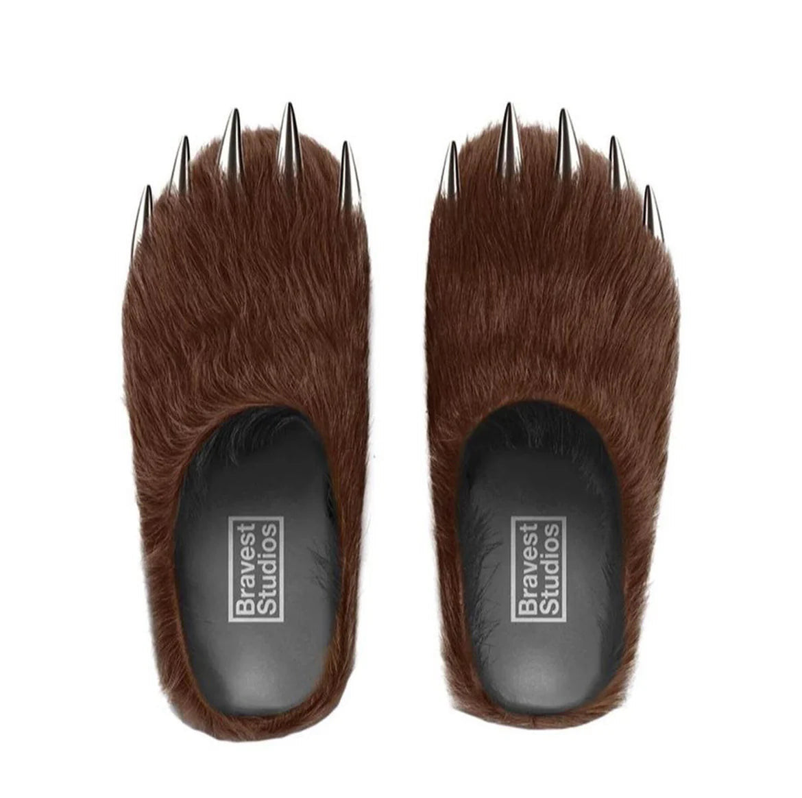 BRAVEST STUDIOS BROWN MULE SLIPPERS