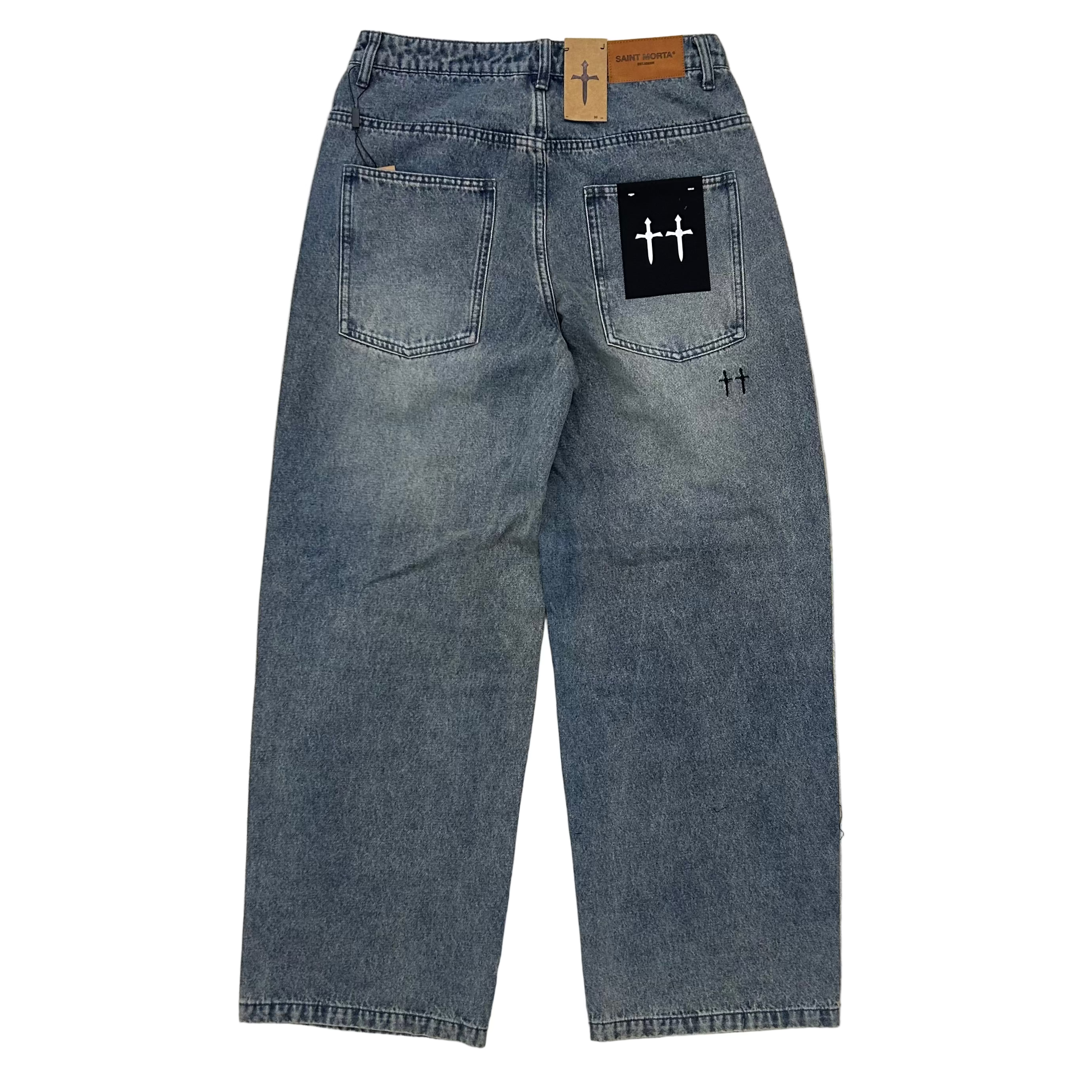 SAINT MORTA Amplus Jeans Dirty Denim