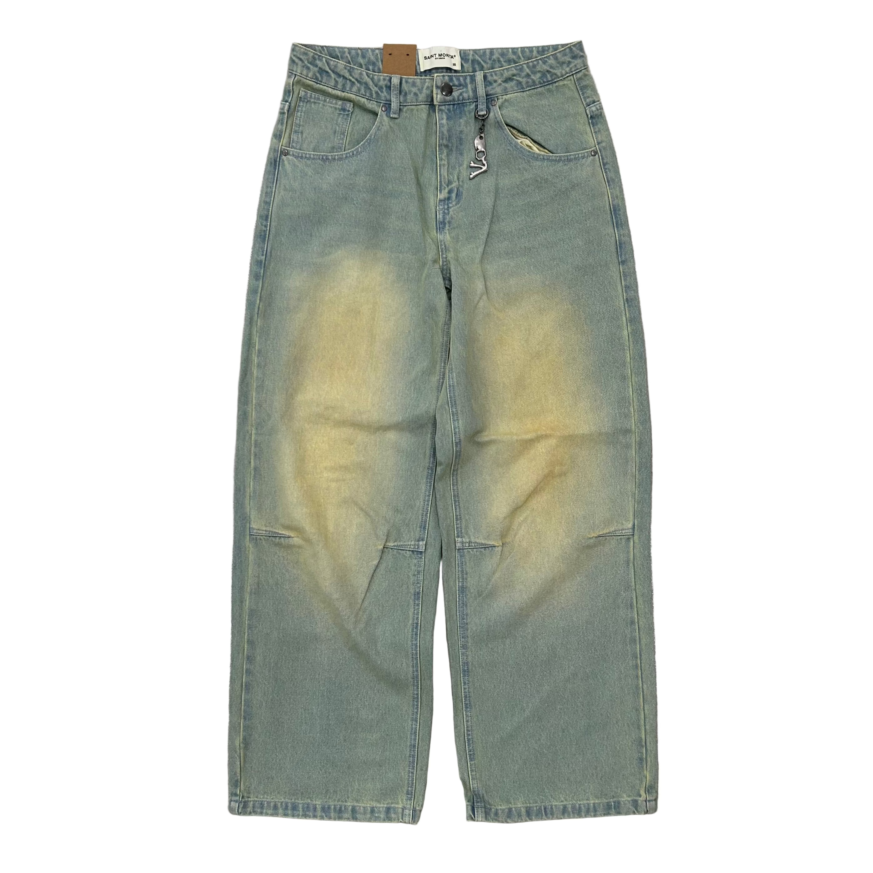 SAINT MORTA Amplus Jeans Blue & Yellow