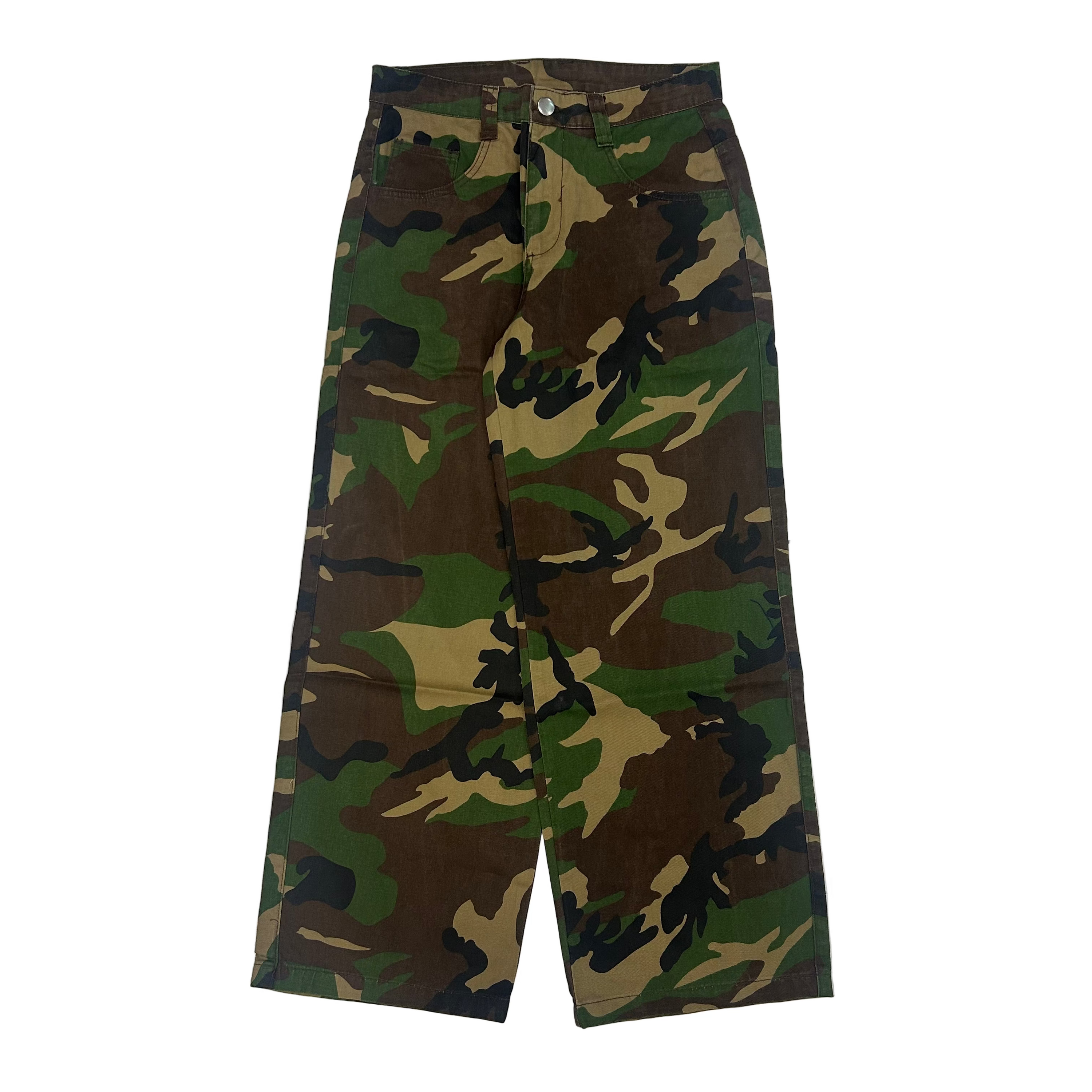 LOITER COLLATERAL BAGGY JEANS WOODLAND CAMO