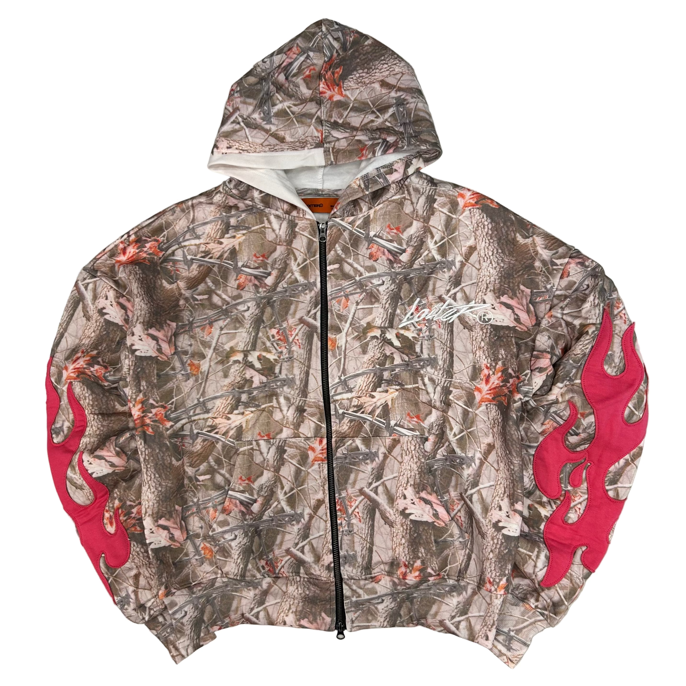 LOITER INFERNO HOODIE REAL TREE CAMO