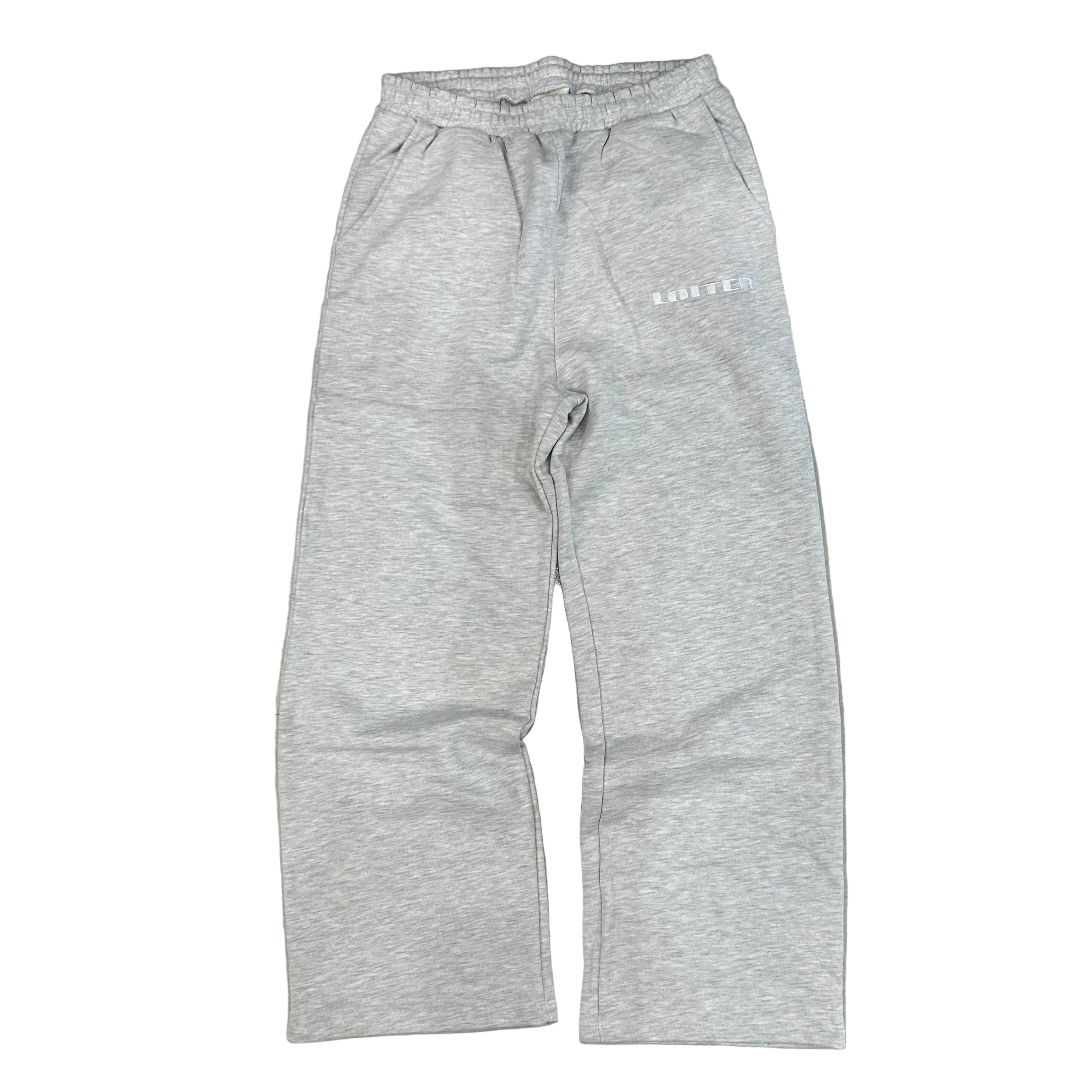 LOITER BLOOD BORN TRACK PANTS GREY MARLE