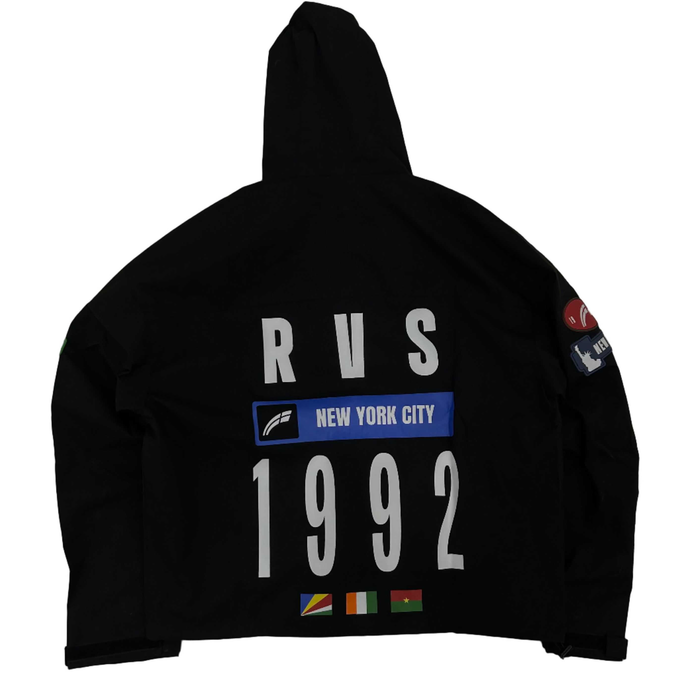 RVS LABS Black "Doppler" Weather Tech Jacket