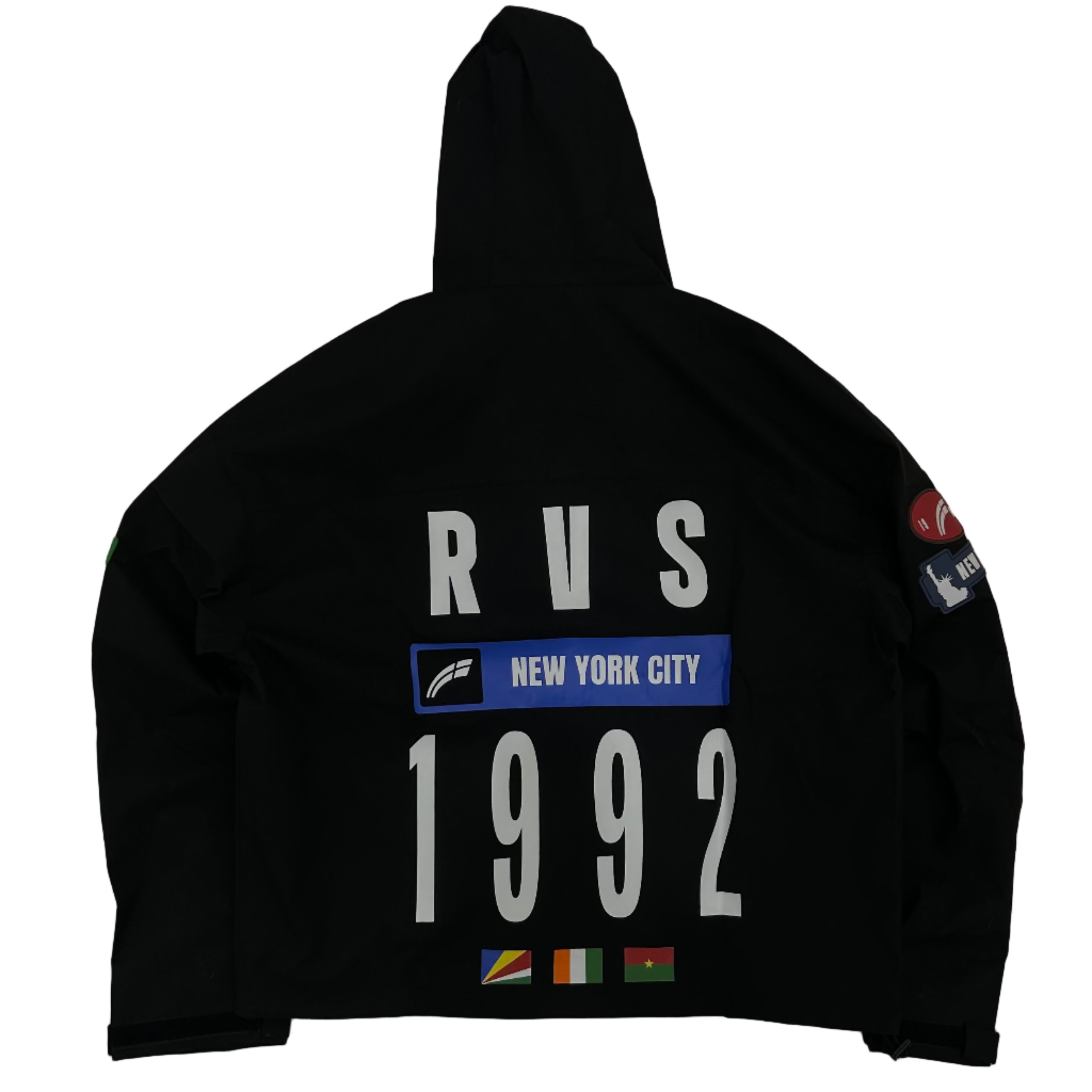 RVS LABS Black "Doppler" Weather Tech Jacket