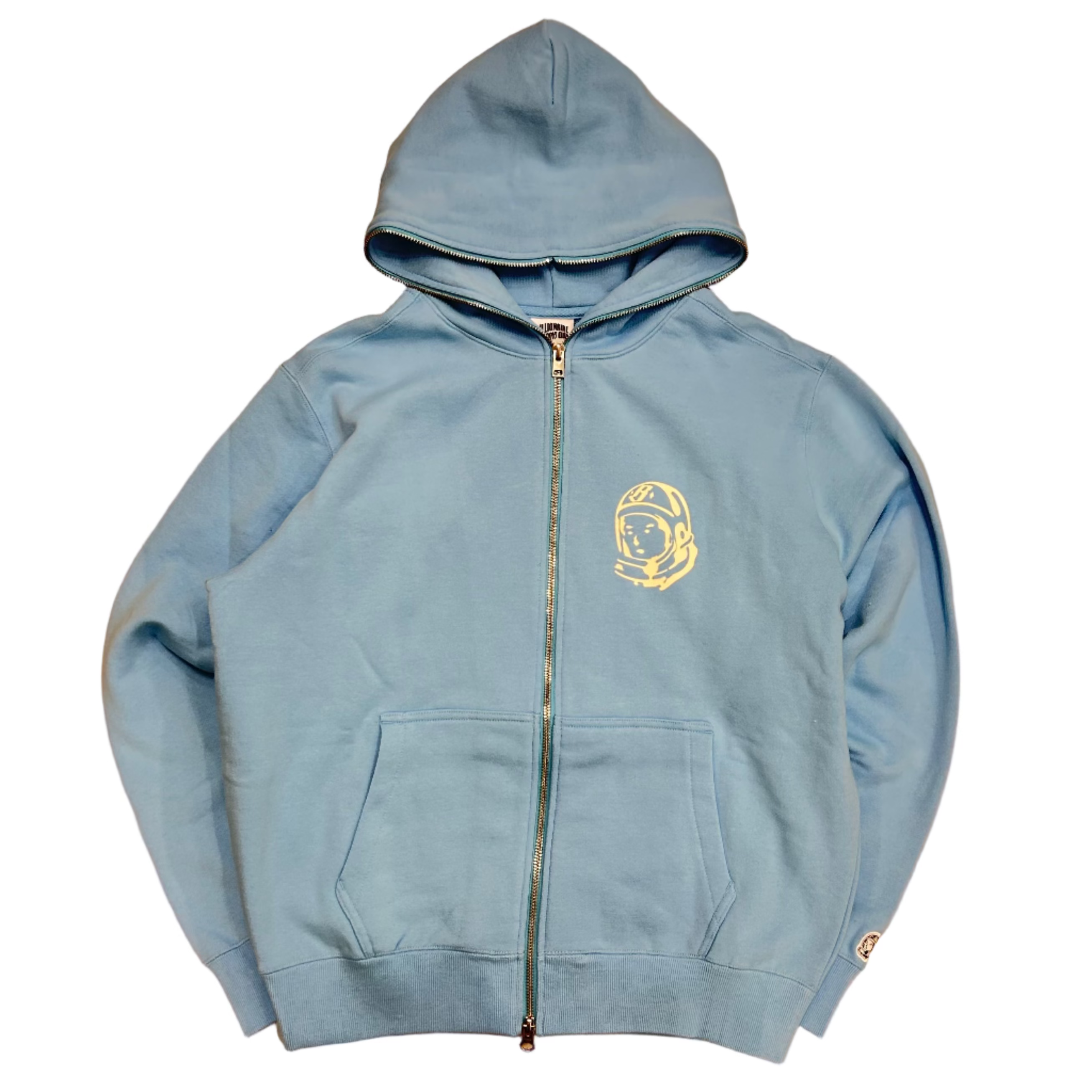 BILLIONAIRE BOYS CLUB BB ZIP HELMET HOODIE IN BALTIC SEA