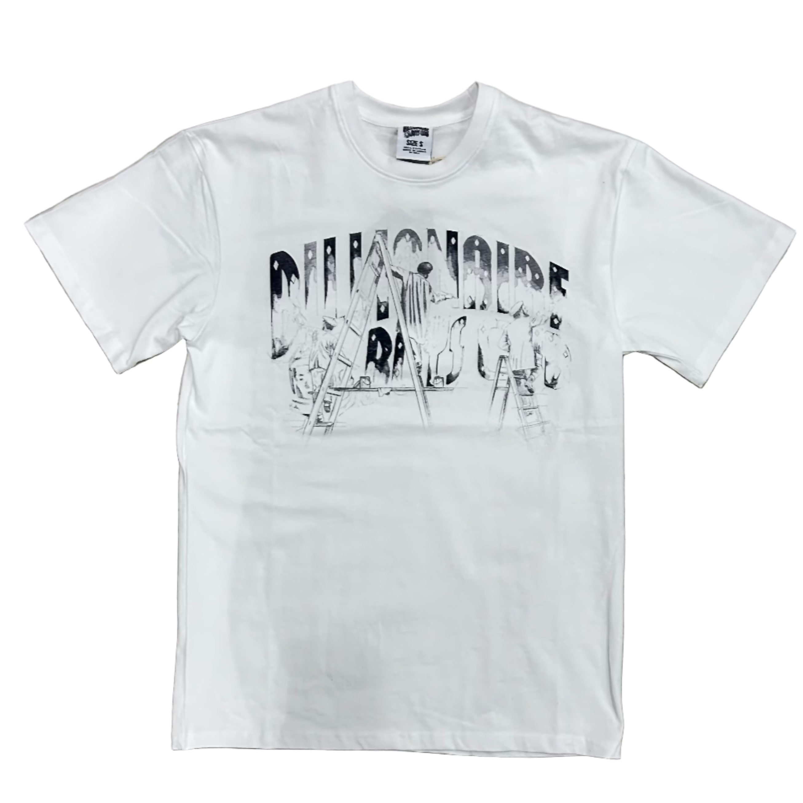 BILLIONAIRE BOYS CLUB BB CURVE SS TEE WHITE