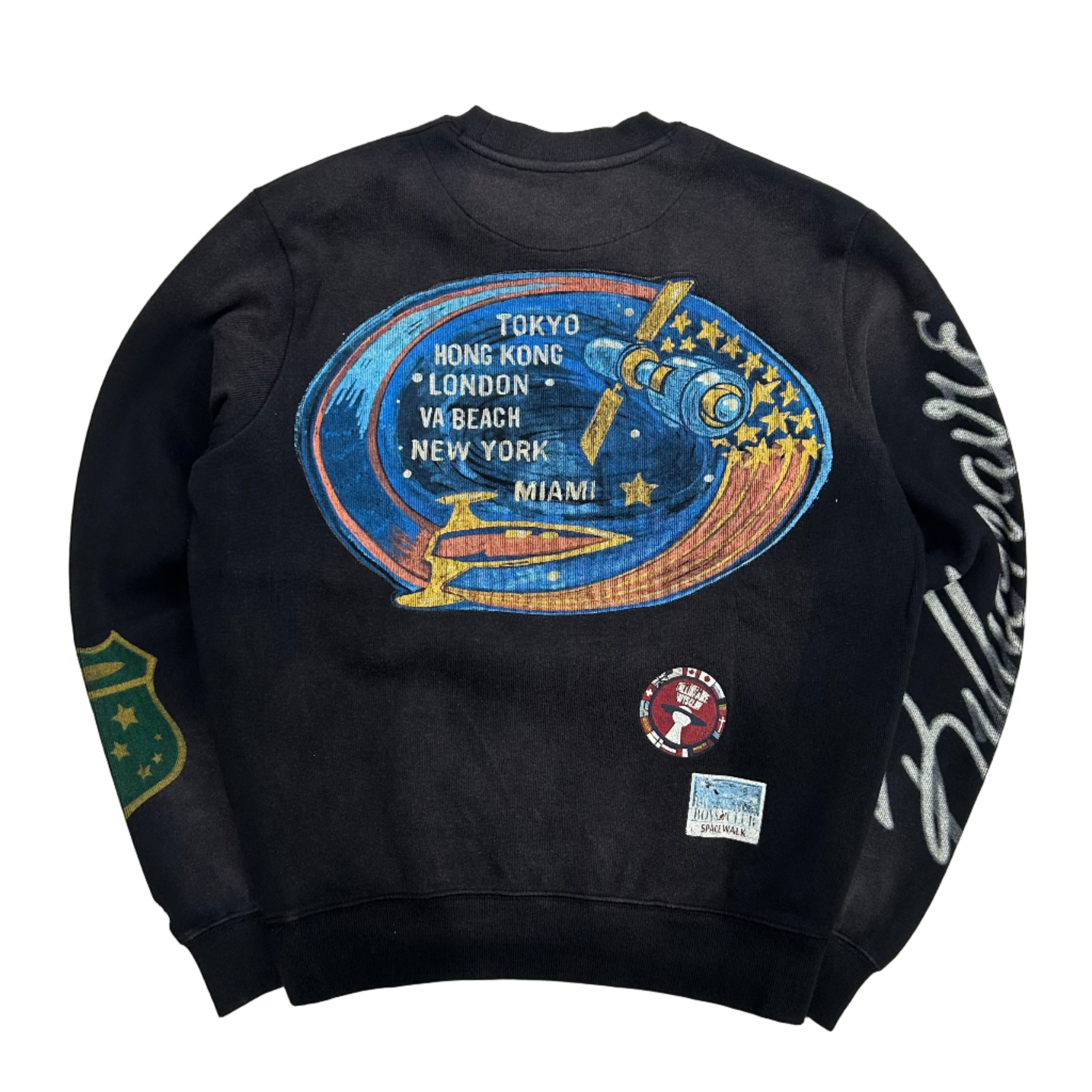 BILLIONAIRE BOYS CLUB BB EXPLORE LS KNIT BLACK