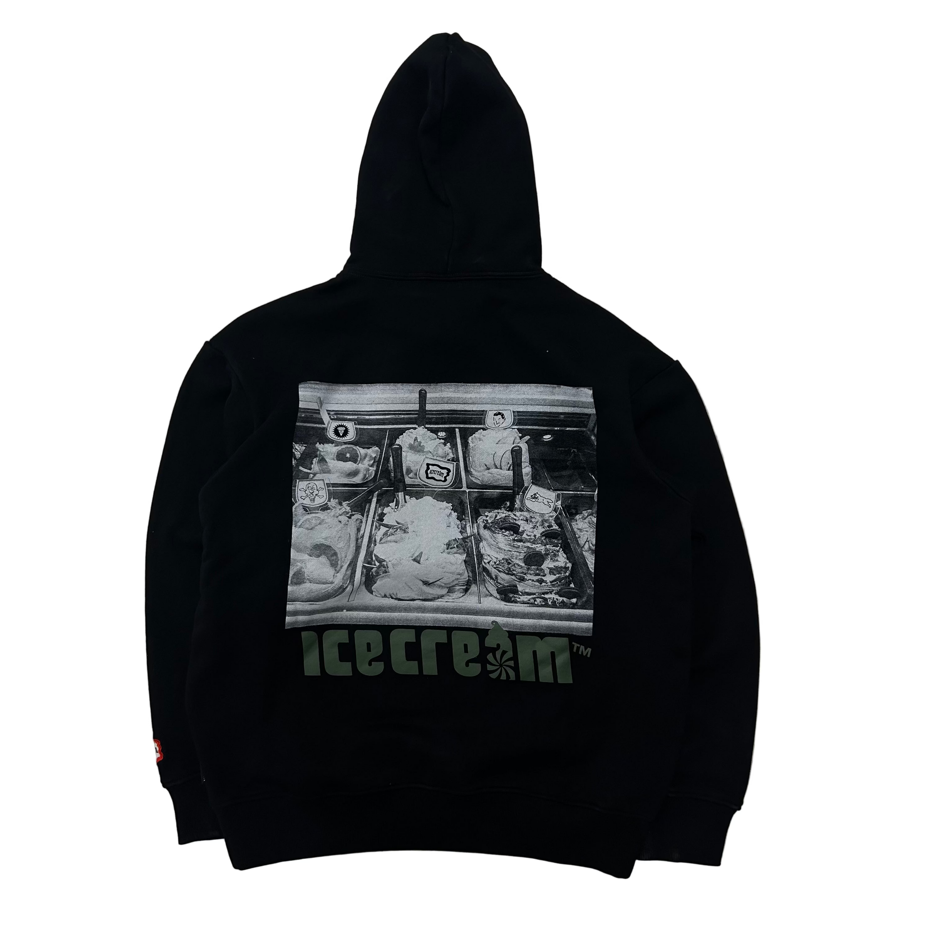 ICE CREAM DISPLAY HOODIE IN BLACK