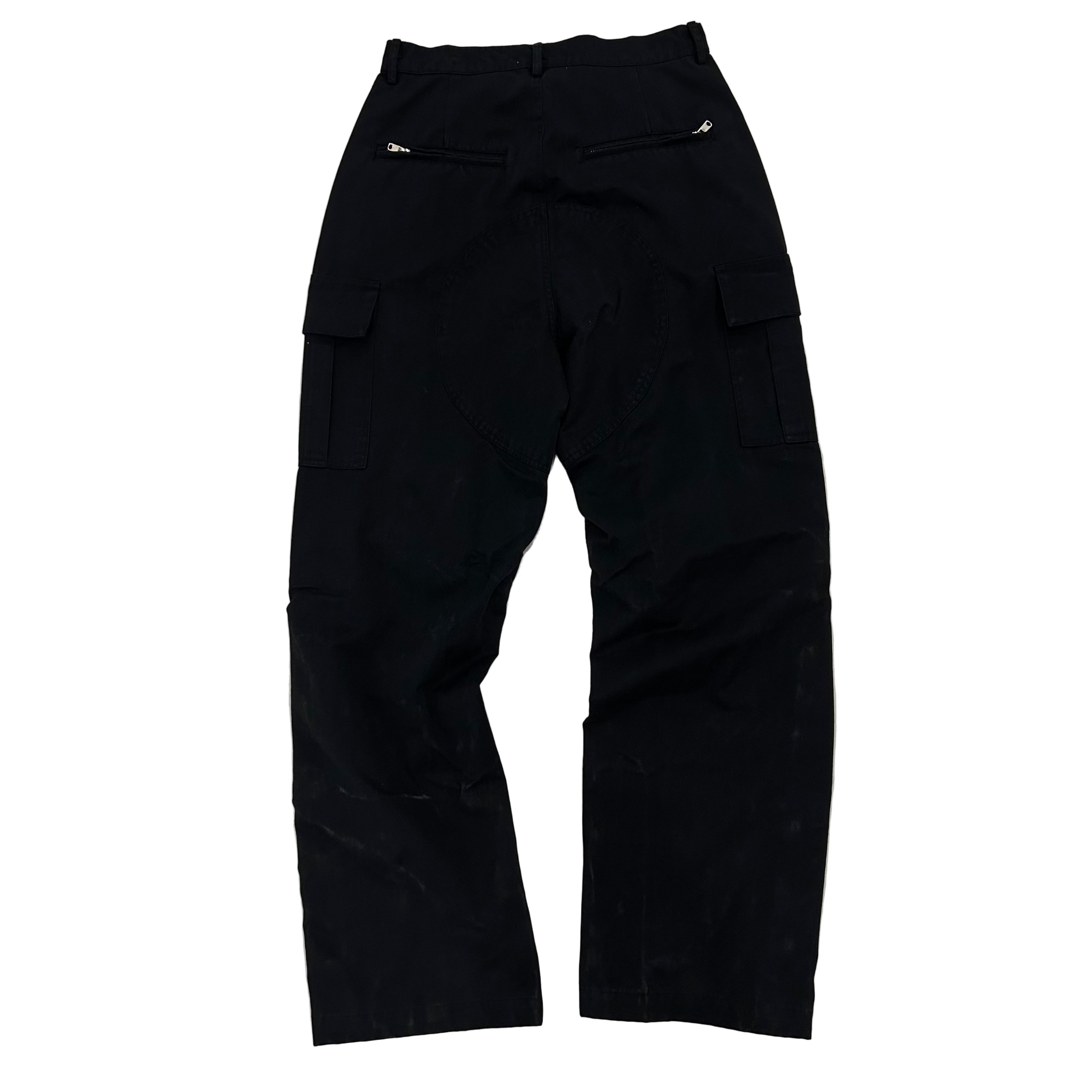 MNML Ultra Baggy Ripstop Cargo Pants - Black