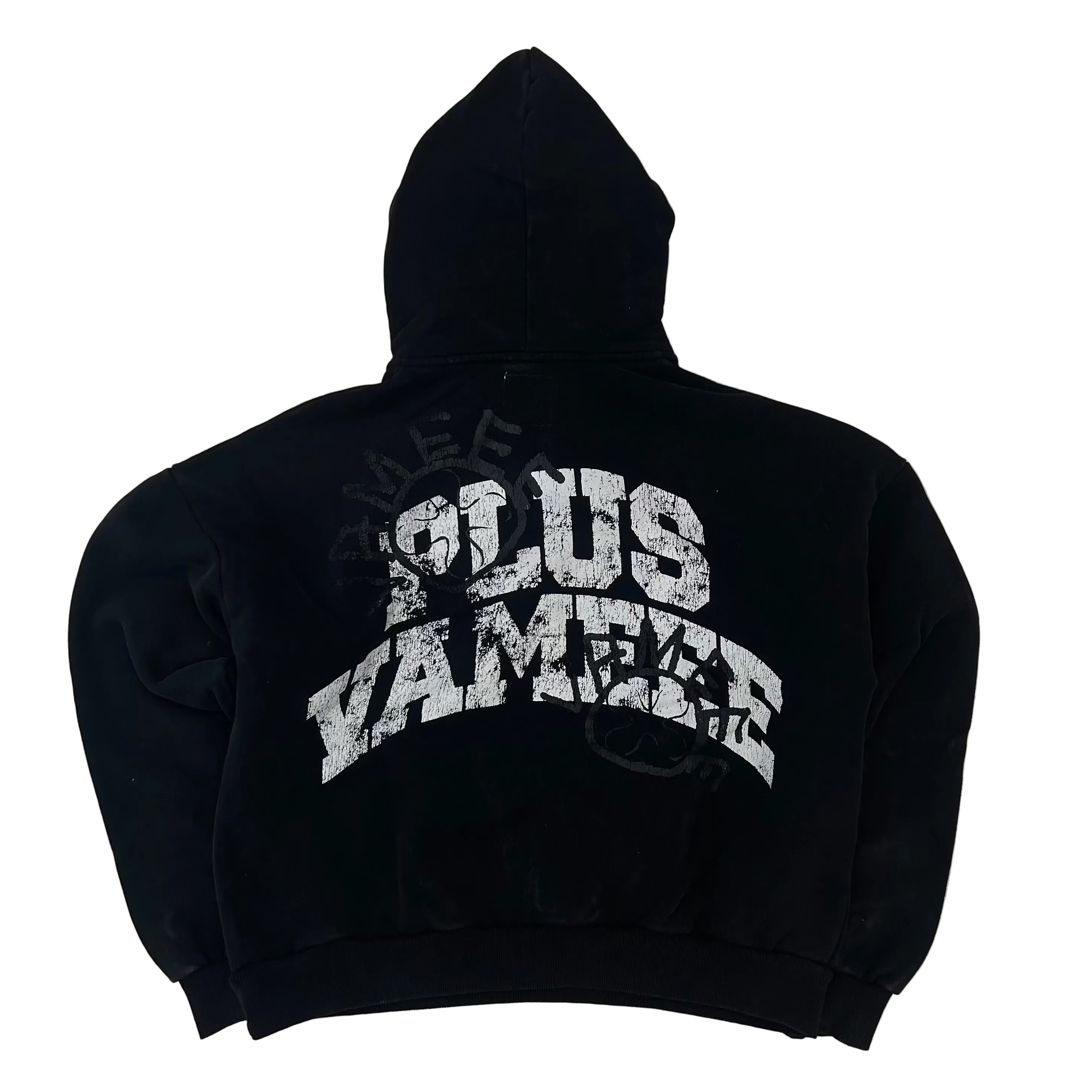 PLUS ONE HIGH SCHOOL HOODIE IN BLACK