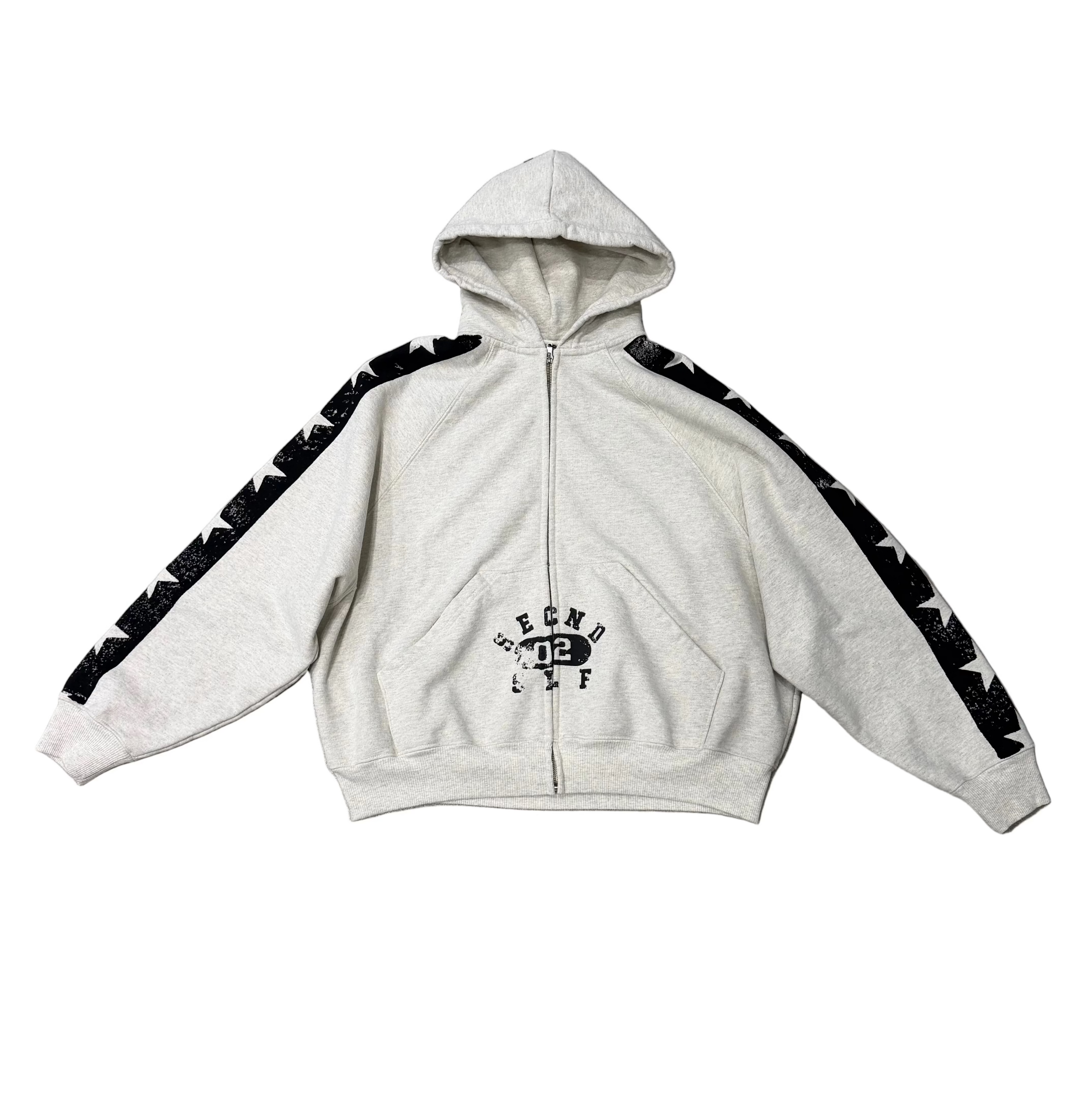 SECNDSLF ALL STAR FIELD DAY ZIP-UP GREY