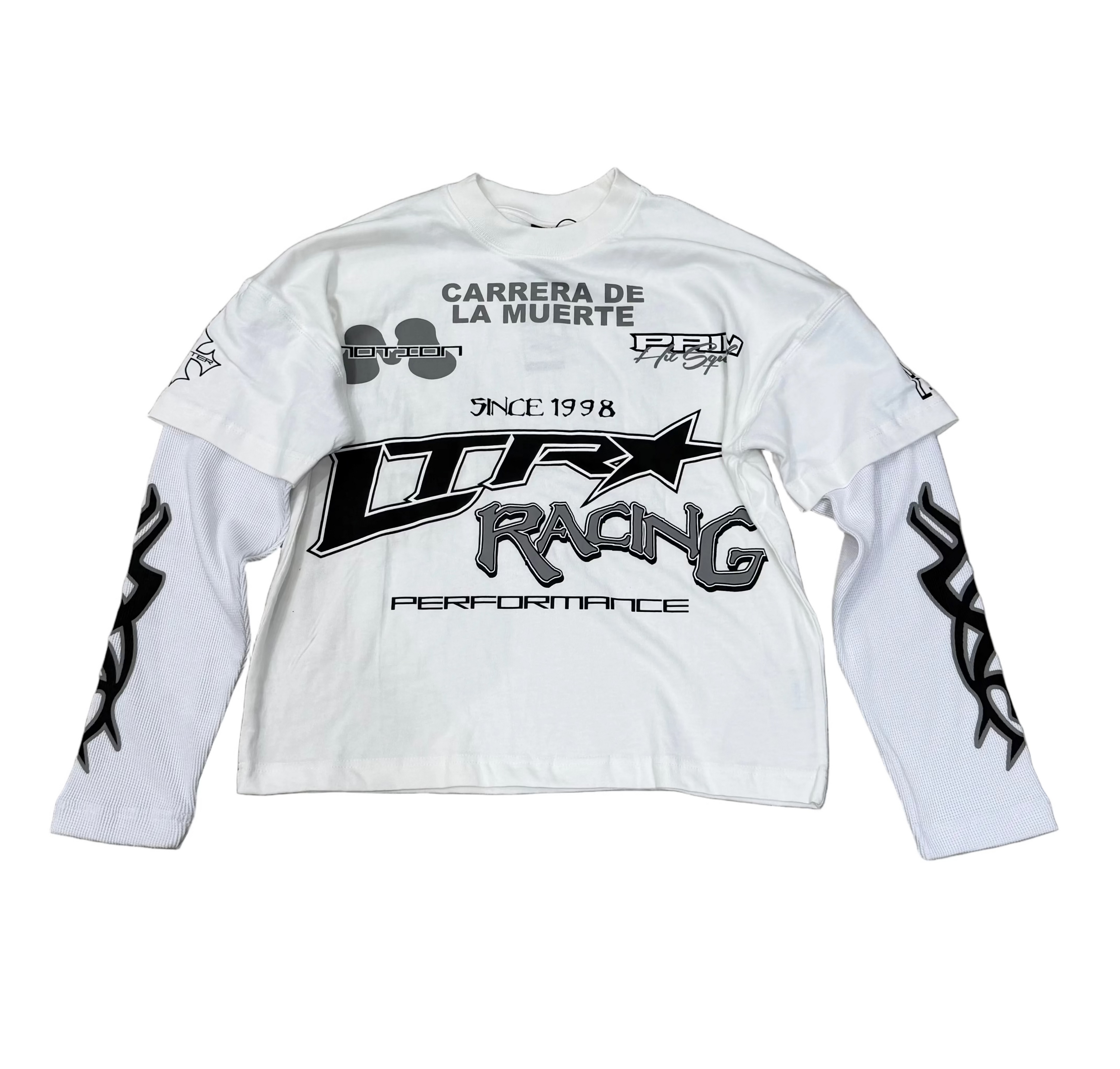 LOITER Performance Long Sleeve Shirt White