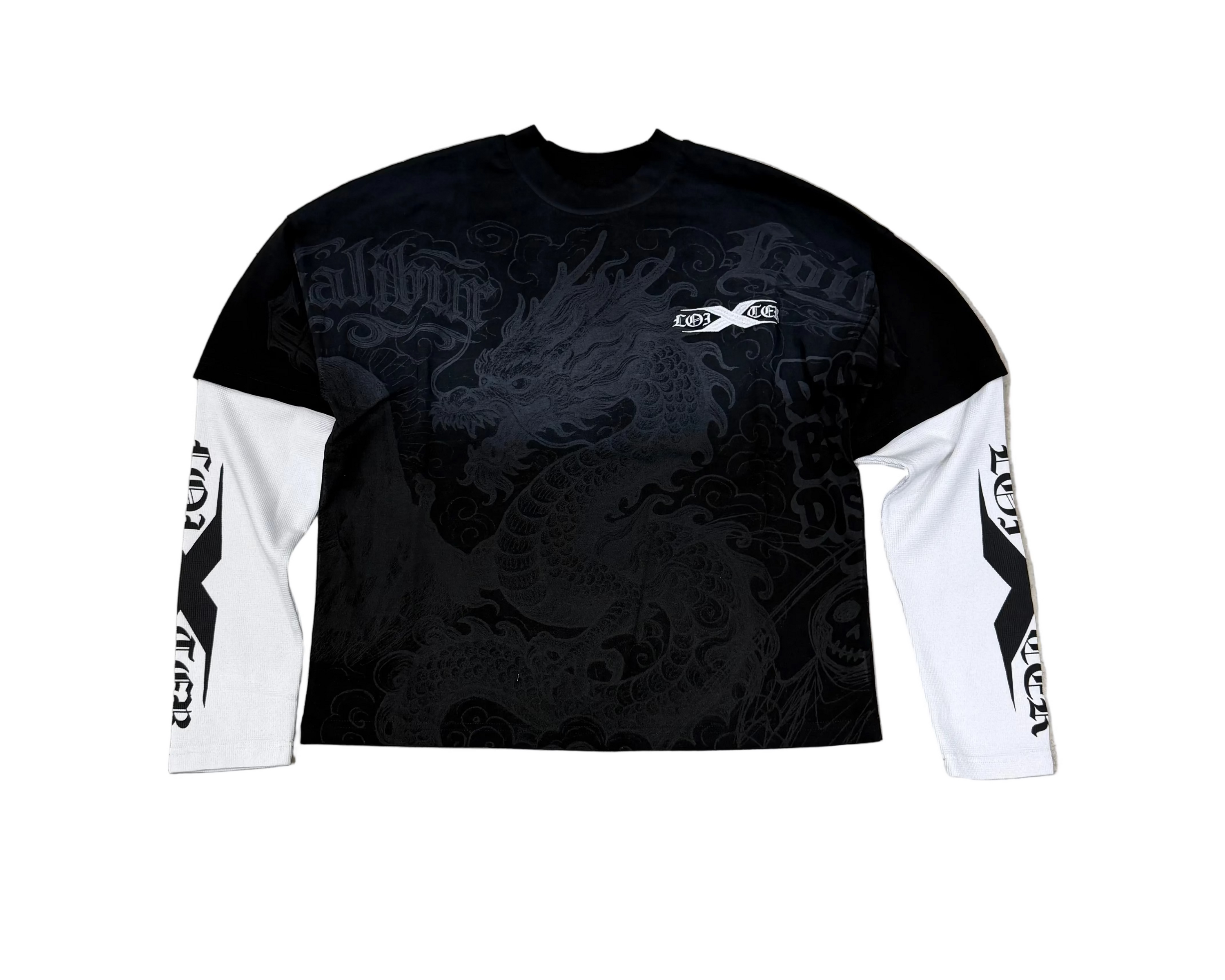 LOITER Xplicit Layered Long Sleeve T-Shirt Black