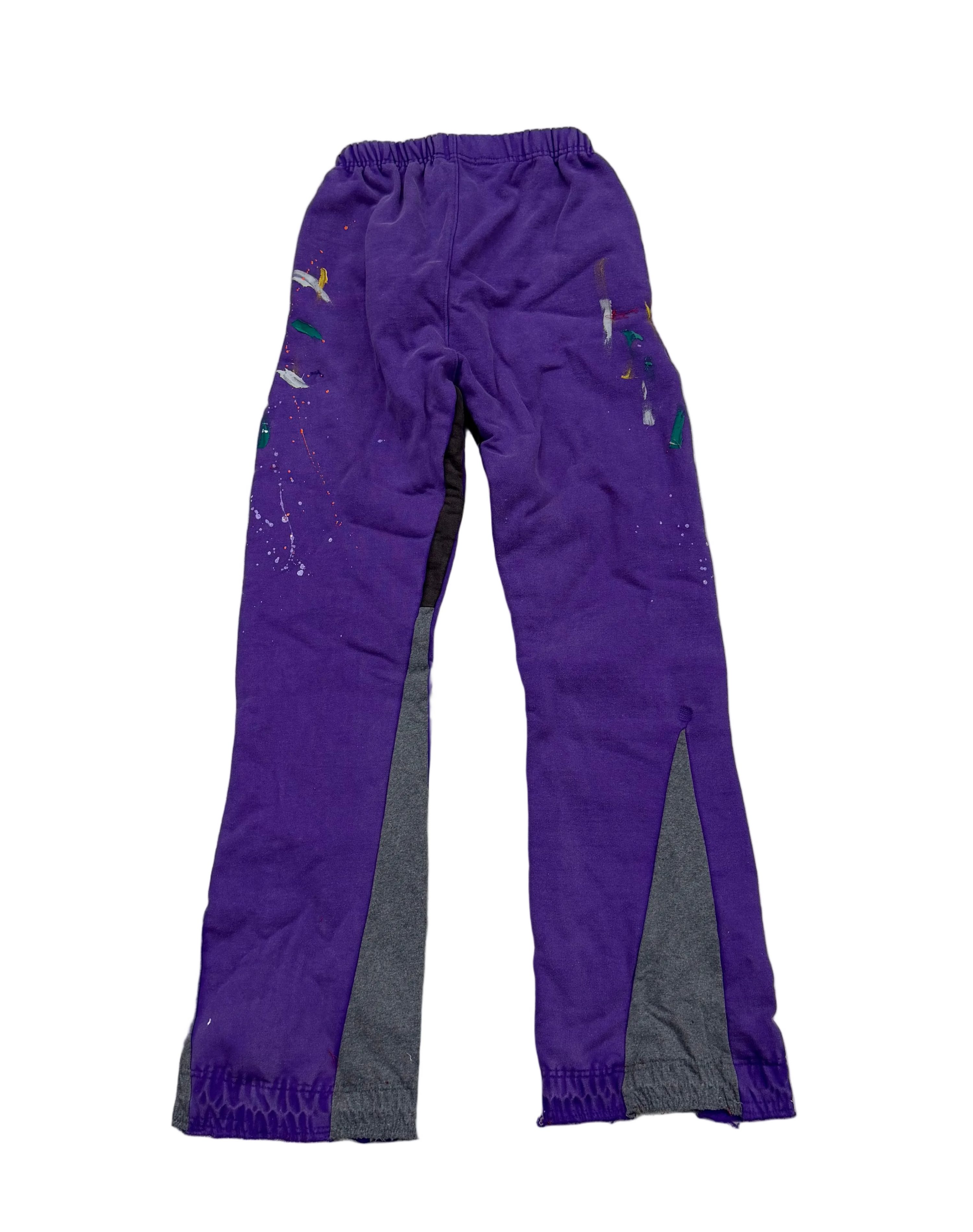 MNML Contrast Bootcut Sweatpants Purple