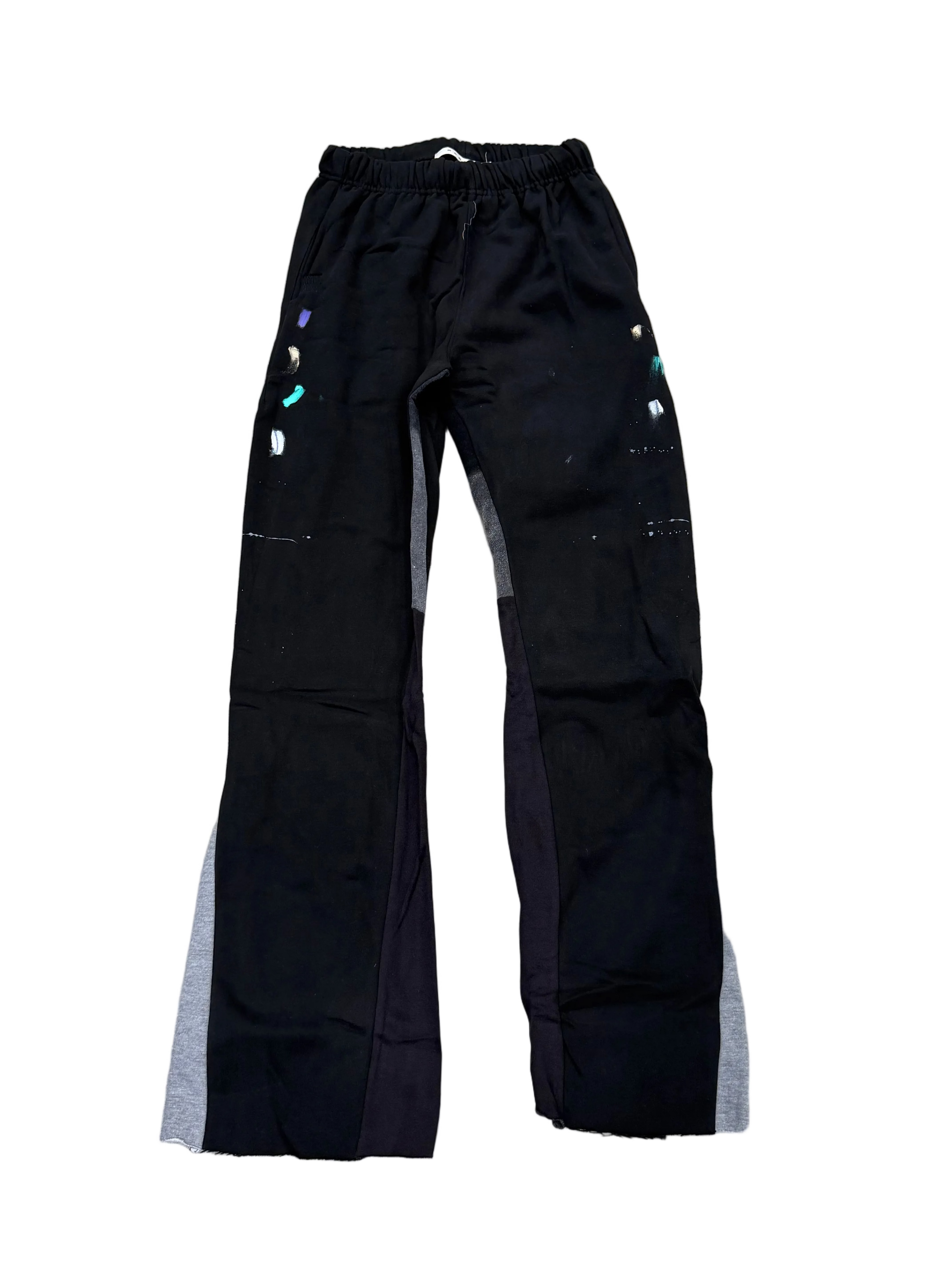MNML Contrast Bootcut Sweatpants Black
