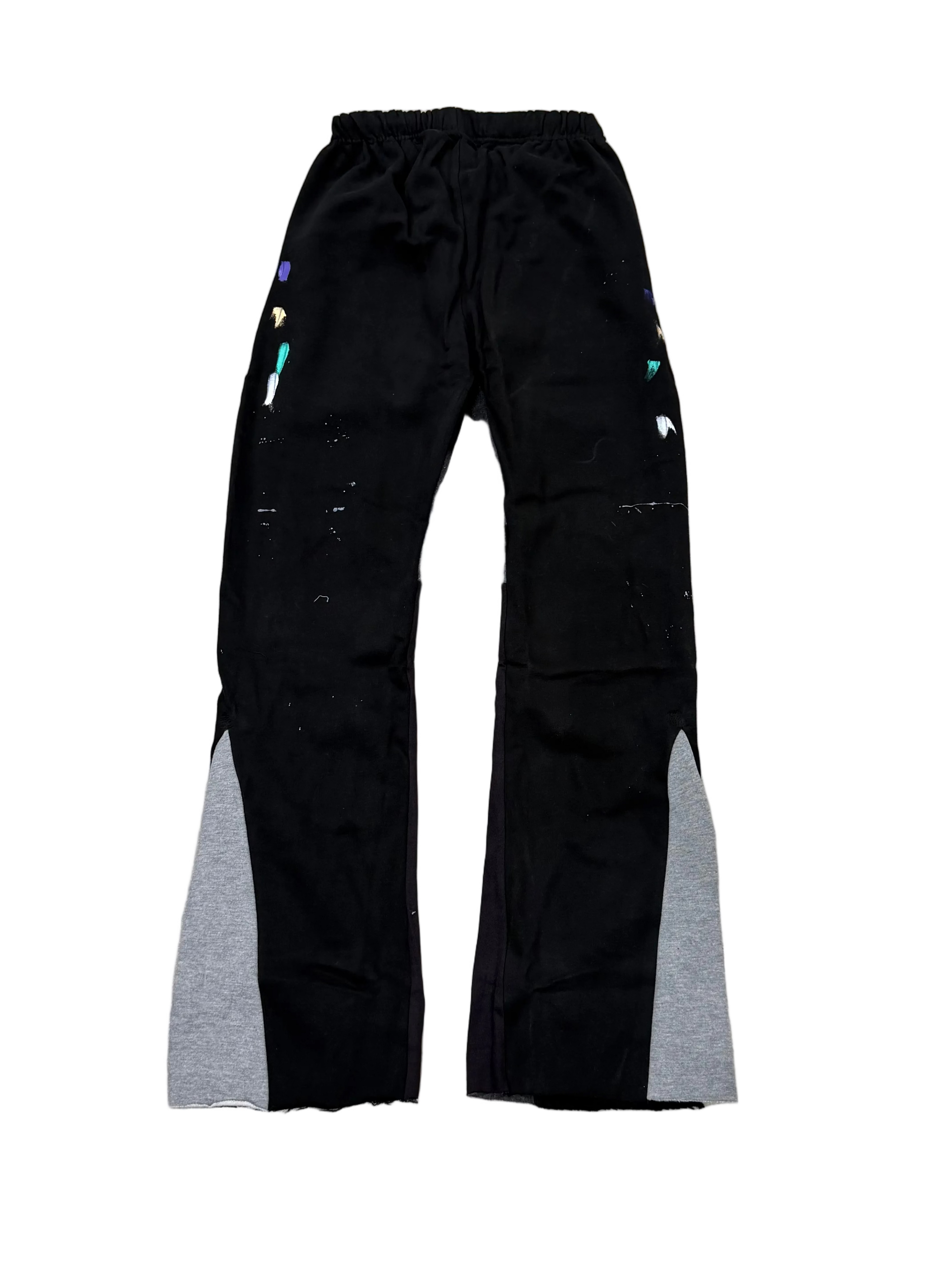 MNML Contrast Bootcut Sweatpants Black