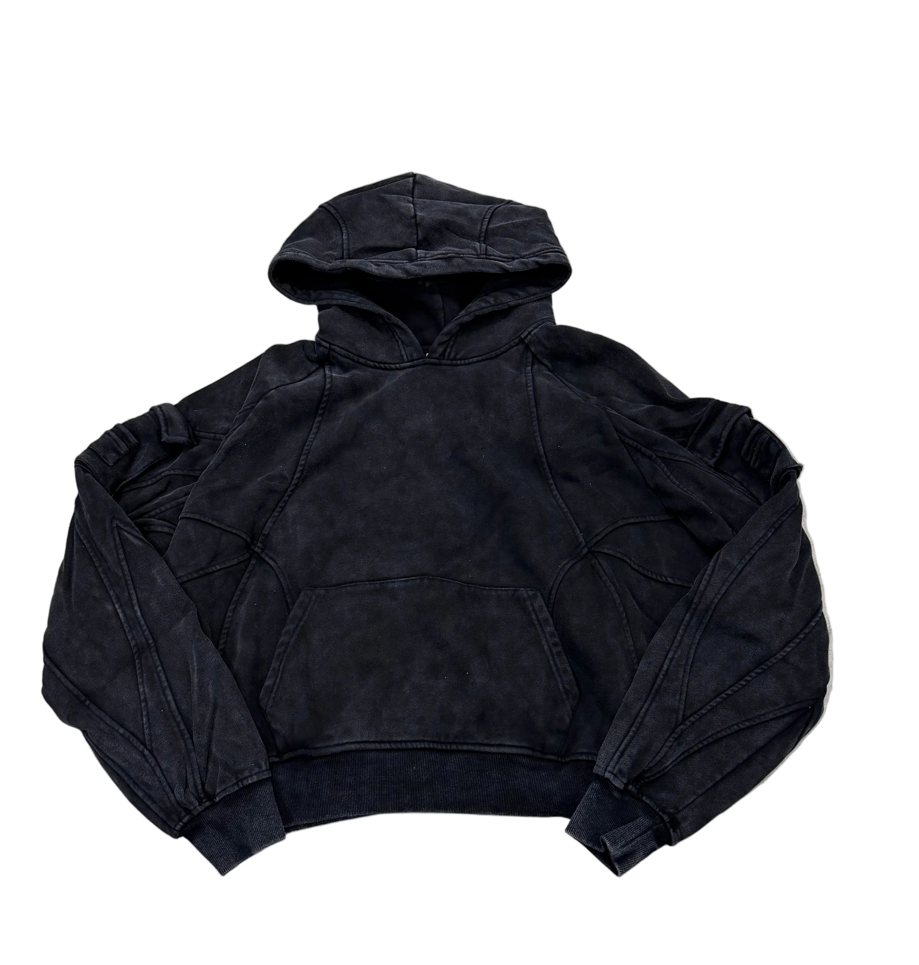 MNML Pocket Hoodie Charcoal Grey
