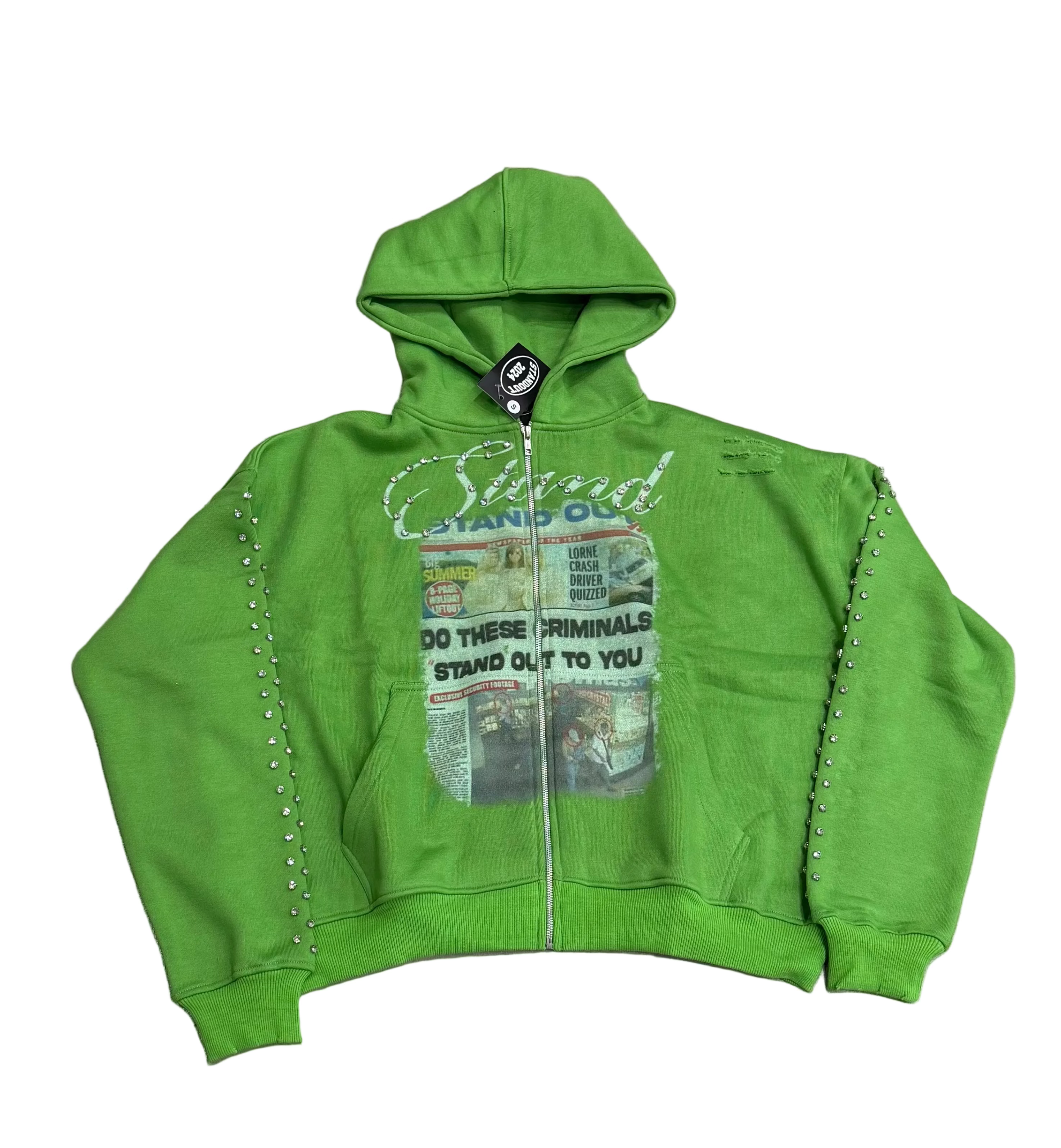 Standout Studios Zip Up Green