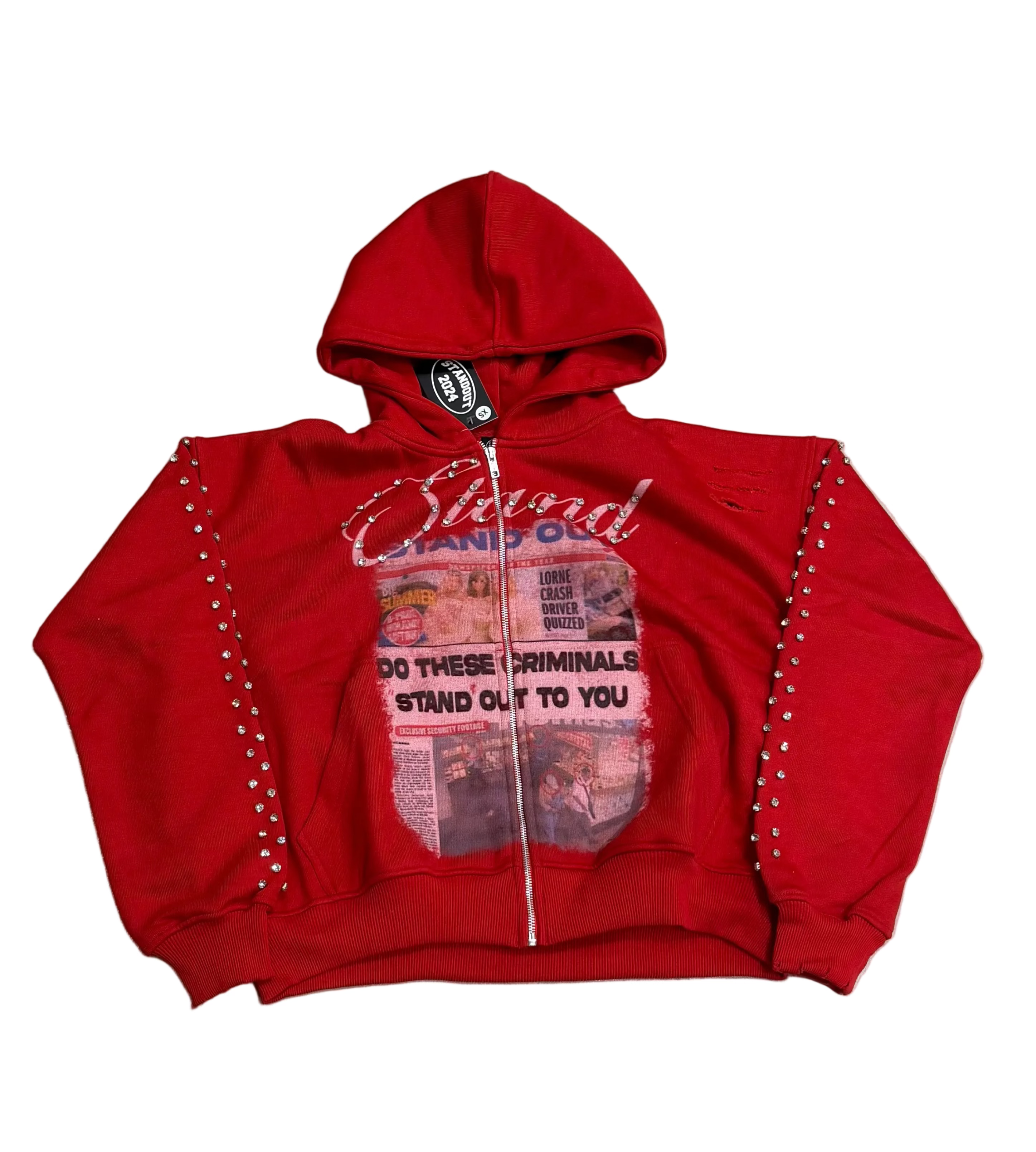 Standout Studios Zip Up Red
