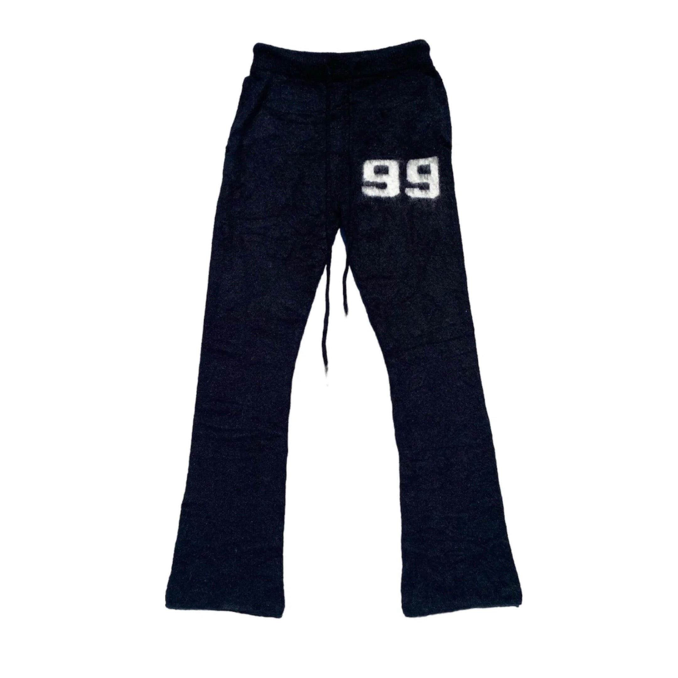 BRAINWASHED Mohair Pants Black