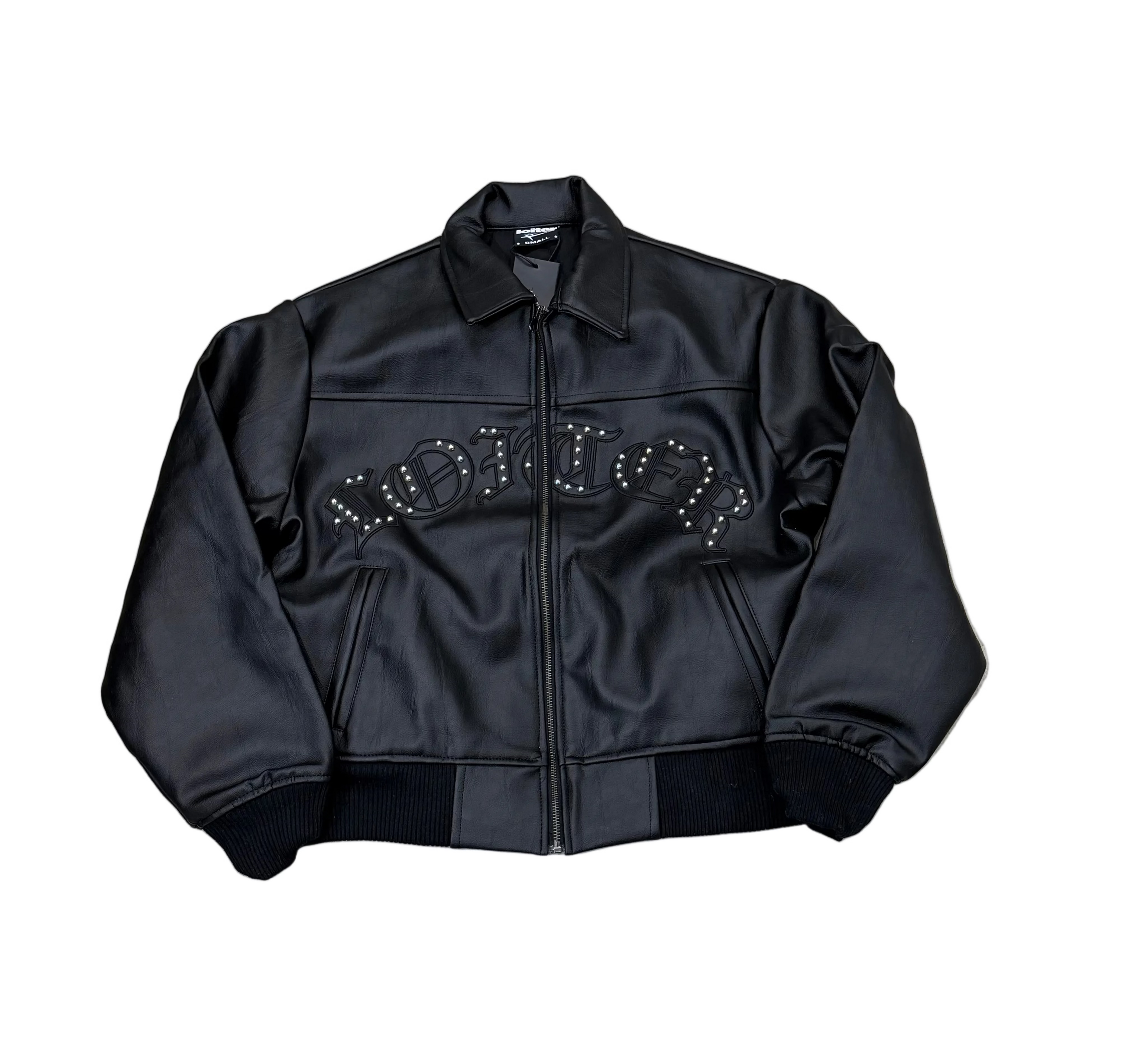 Loiter Imperial Vegan Leather Jacket Black