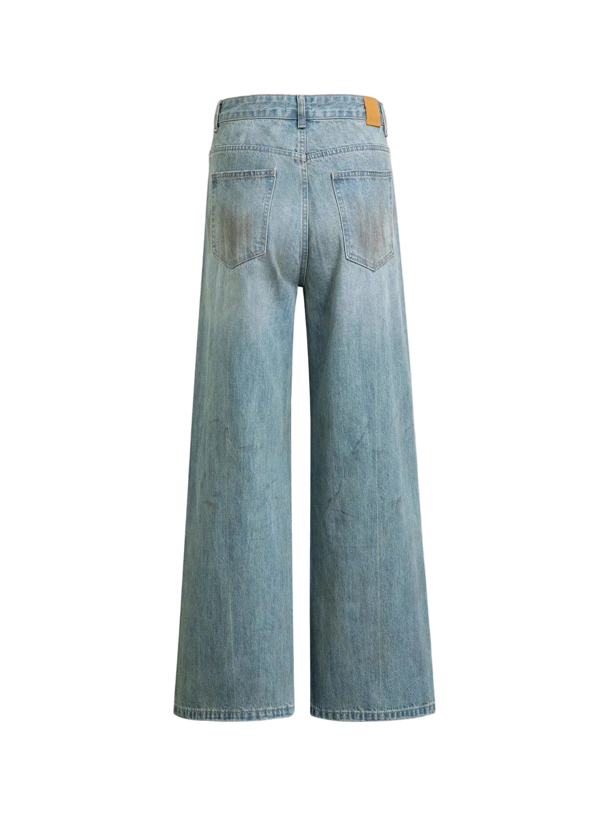 FOUND Lacy Baggy Jeans dirty blue