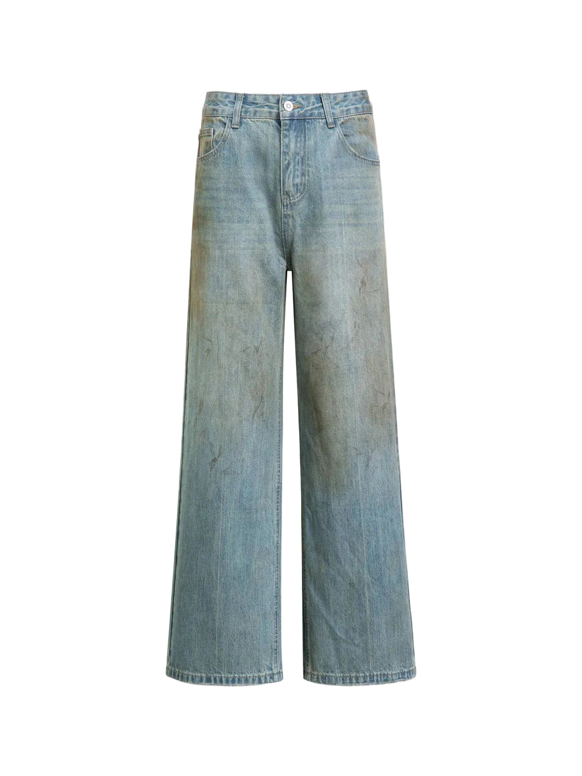 FOUND Lacy Baggy Jeans dirty blue