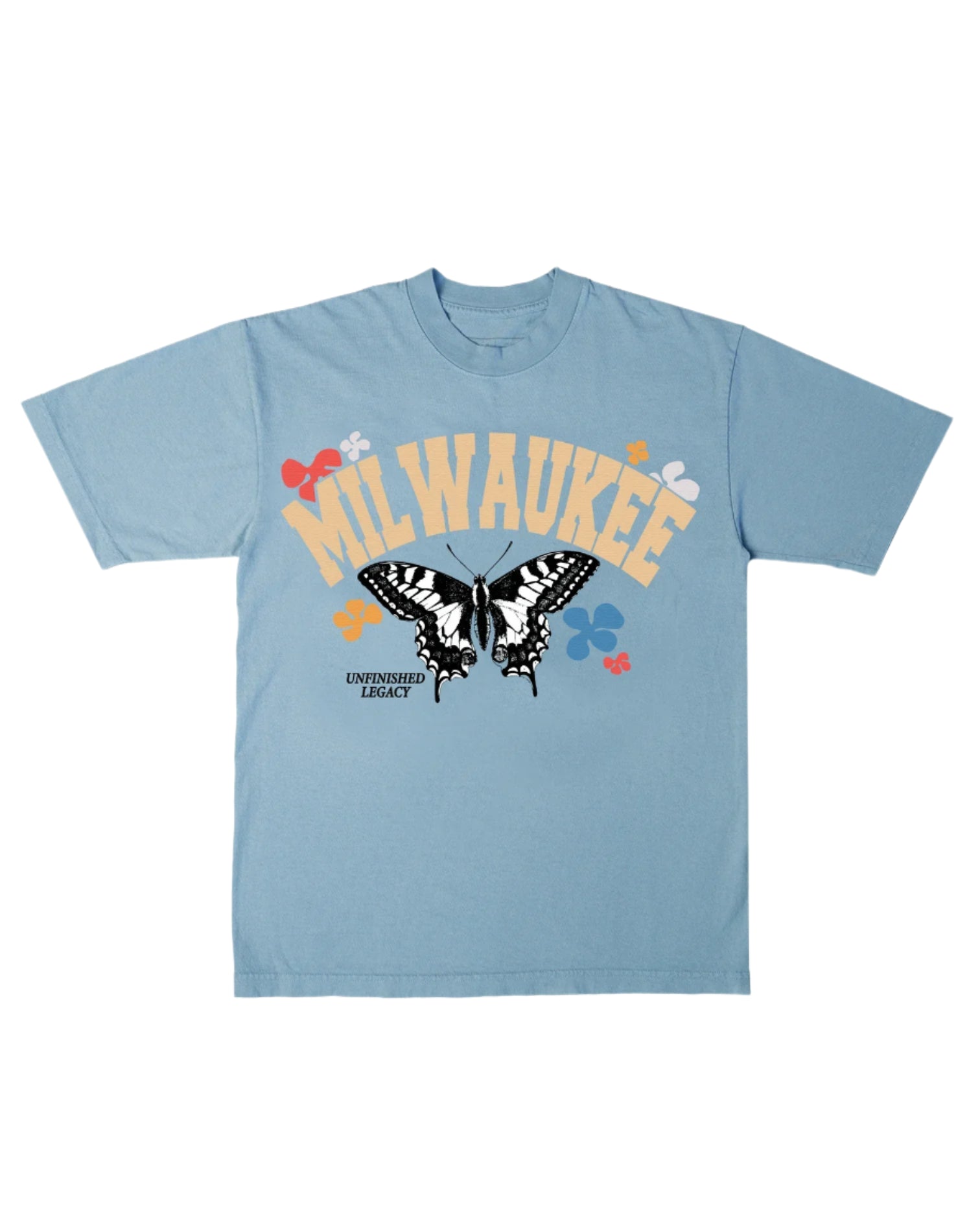 UNFINISHED LEGACY MILWAUKEE MONOGRAM (LIGHT BLUE)